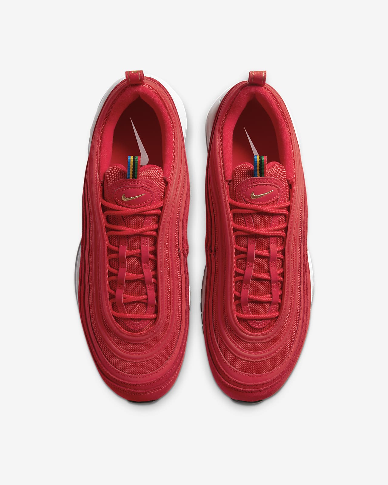 nike air max 97 mens red and white