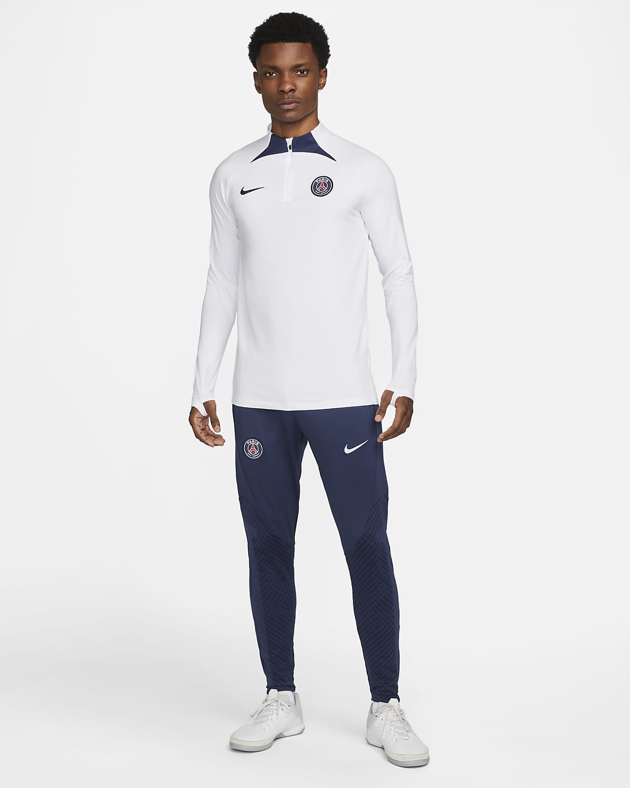 Paris Saint-Germain Strike Men's Nike Dri-FIT Soccer Drill Top.