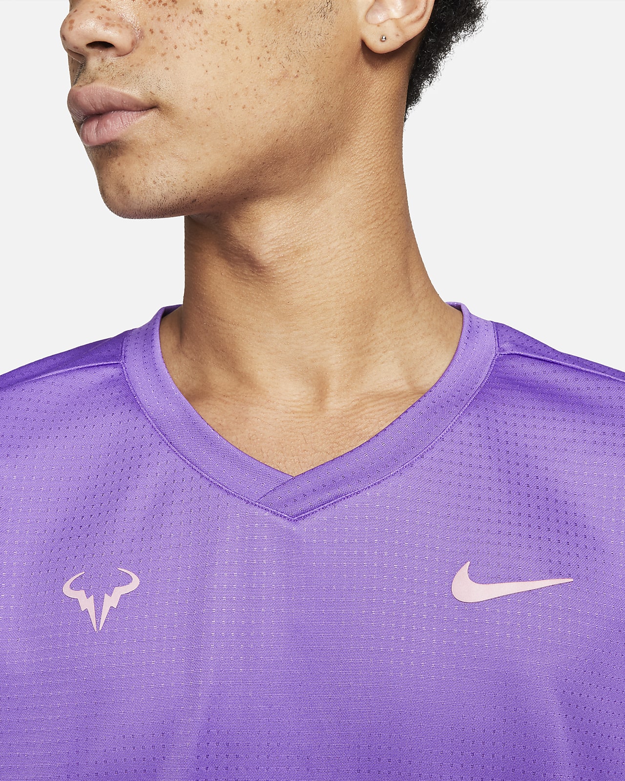 Rafa Challenger Men's Short-Sleeve Tennis Top. Nike GB