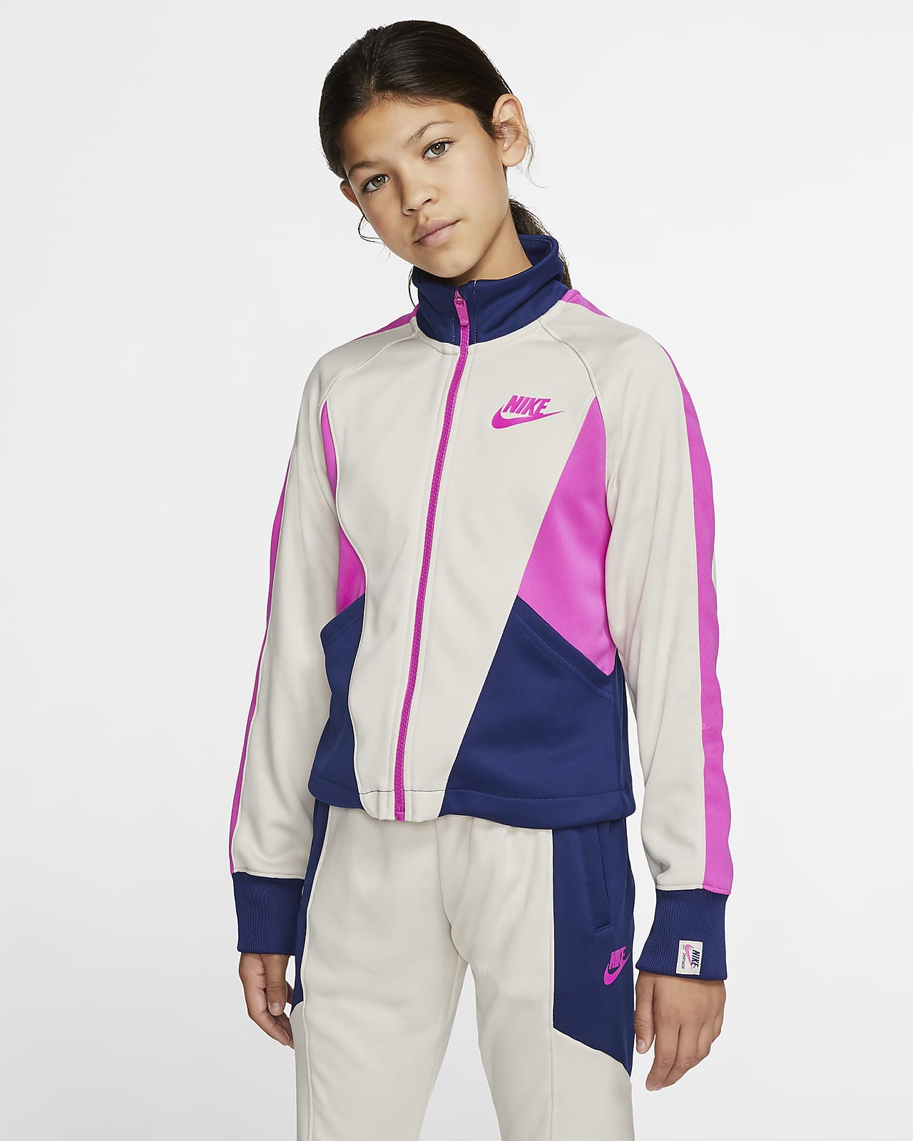 Nike Sportswear Heritage Big Kids’ (Girls’) Full-Zip Jacket. Nike.com