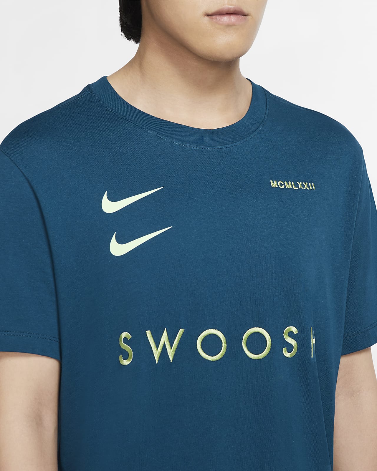 nike swoosh logo t shirt