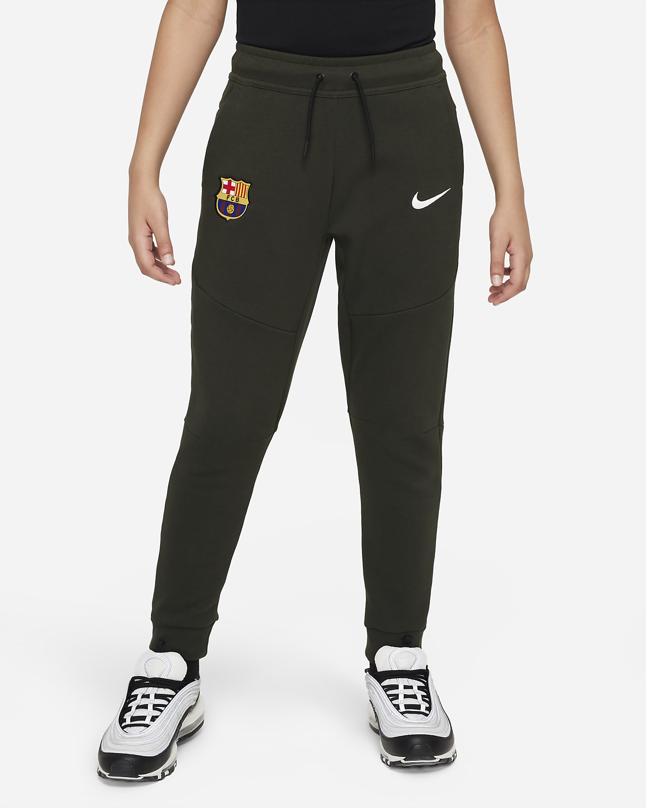genade overschreden crisis F.C. Barcelona Tech Fleece Older Kids' (Boys') Nike Trousers. Nike AT