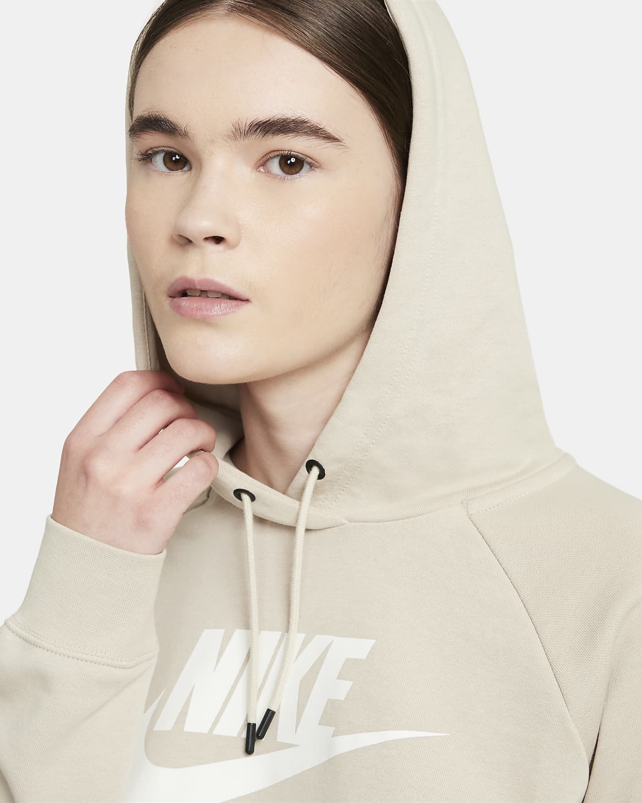 nike women's crop hoodie