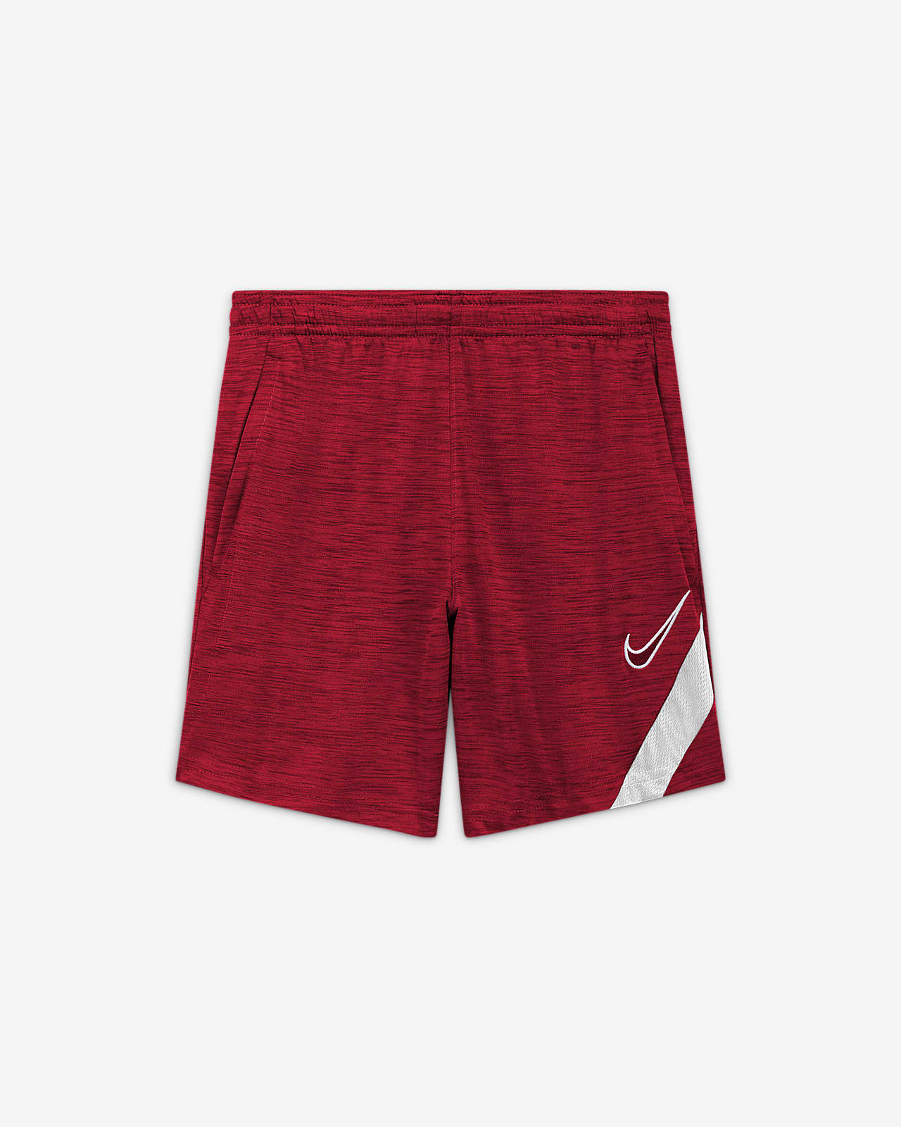 red nike football shorts