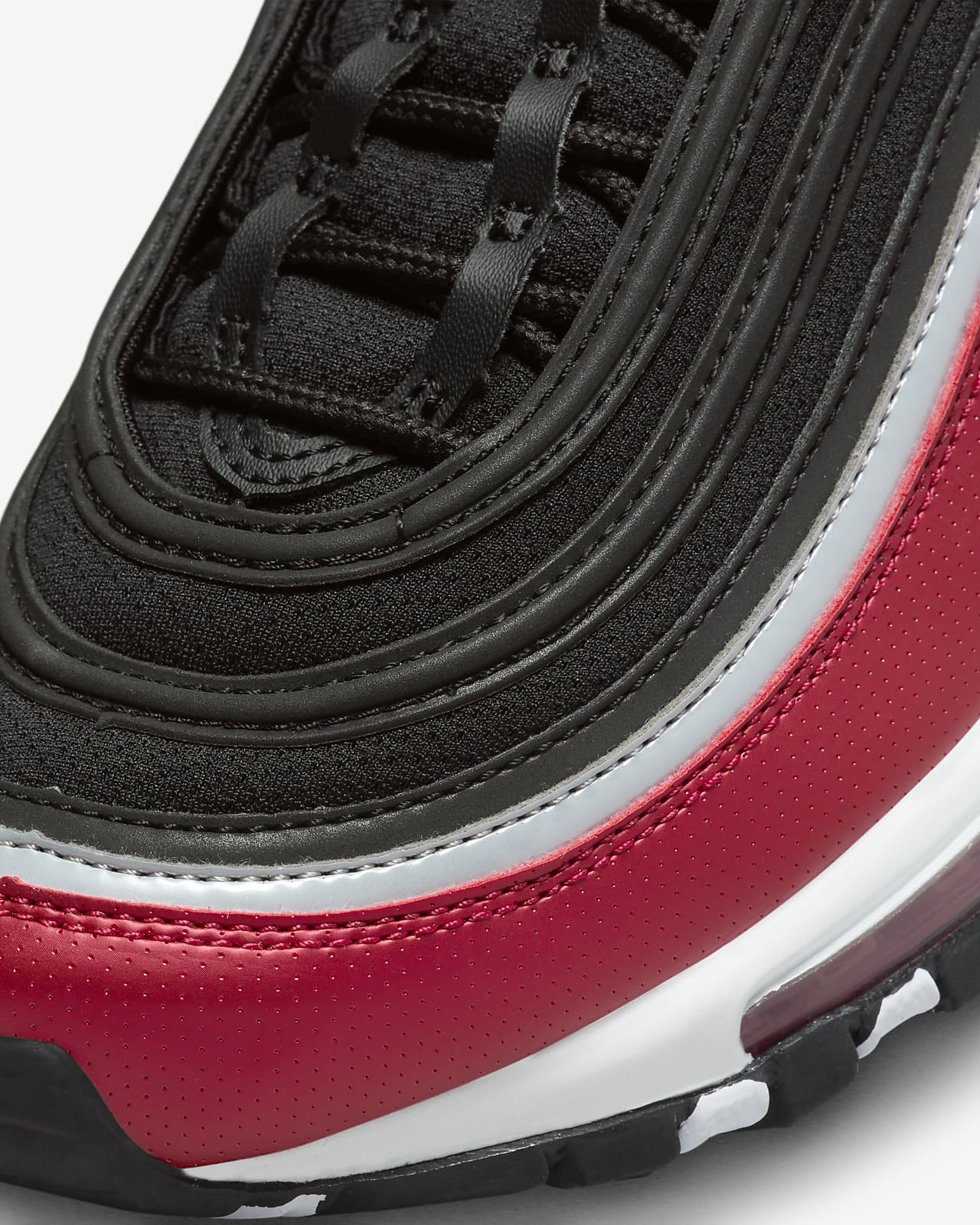 Nike Air Max 97 Metallic Silver/Varsity Red/White/Black Women's Shoe