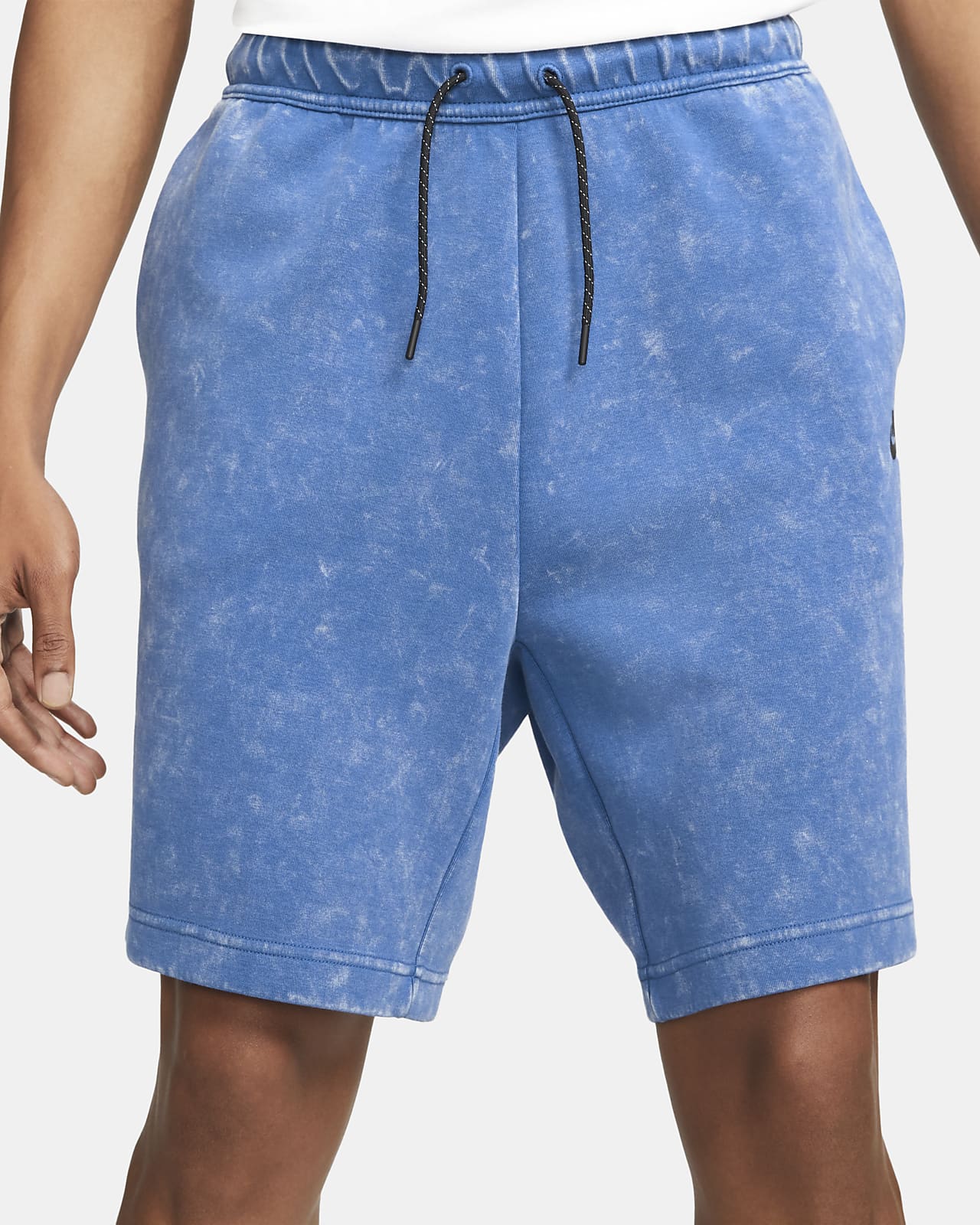 men's washed shorts nike sportswear tech fleece