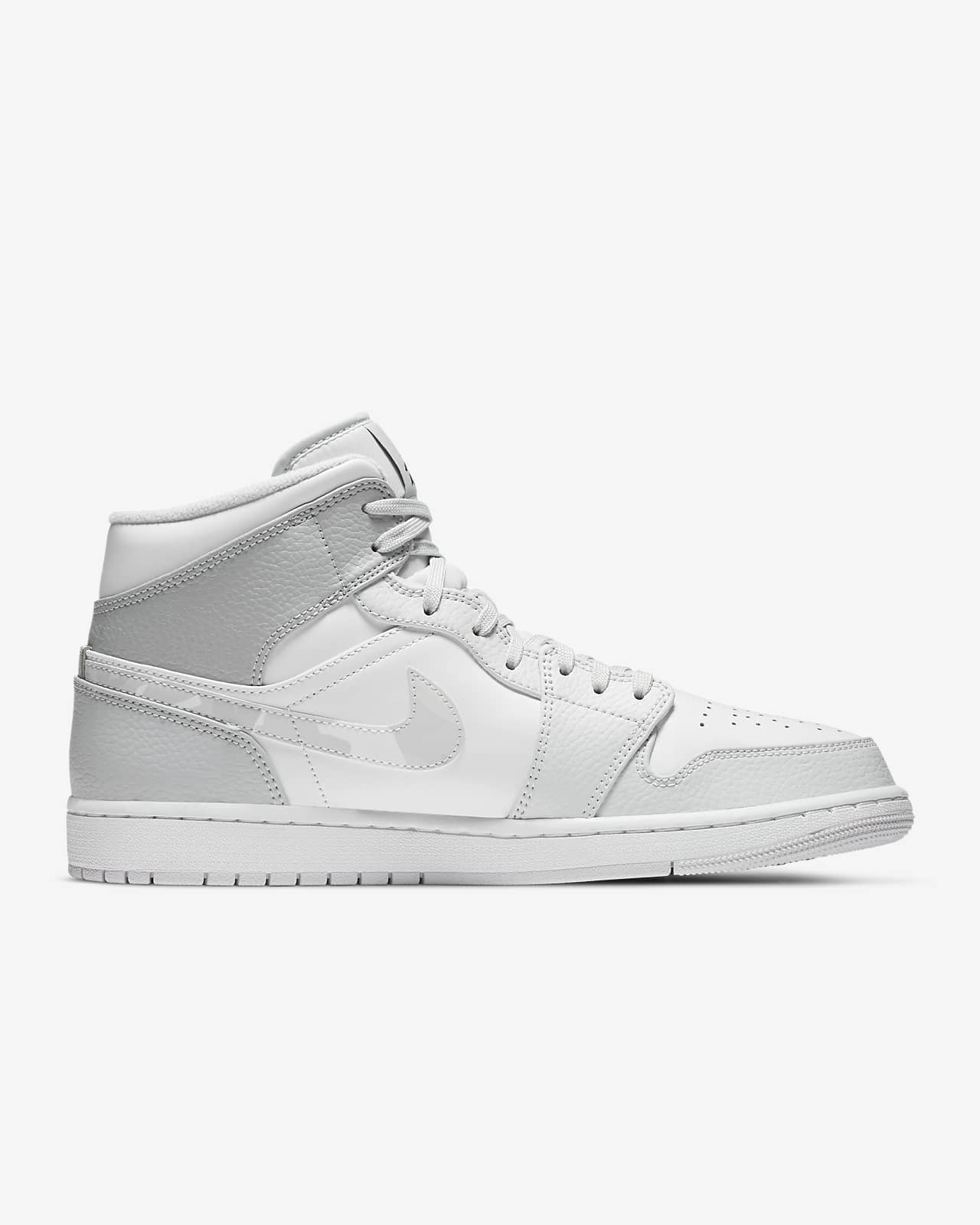 air jordan 1 mid gris homme