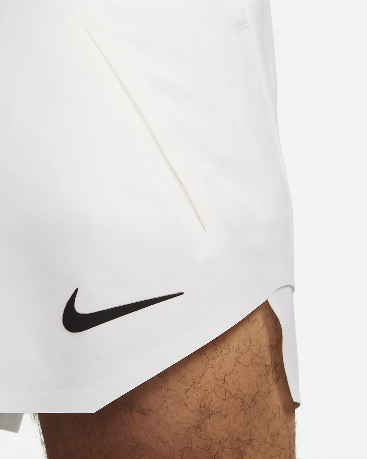 NWT Nike Men's Dri-Fit White Tennis Shorts - Standard Fit Size XL
