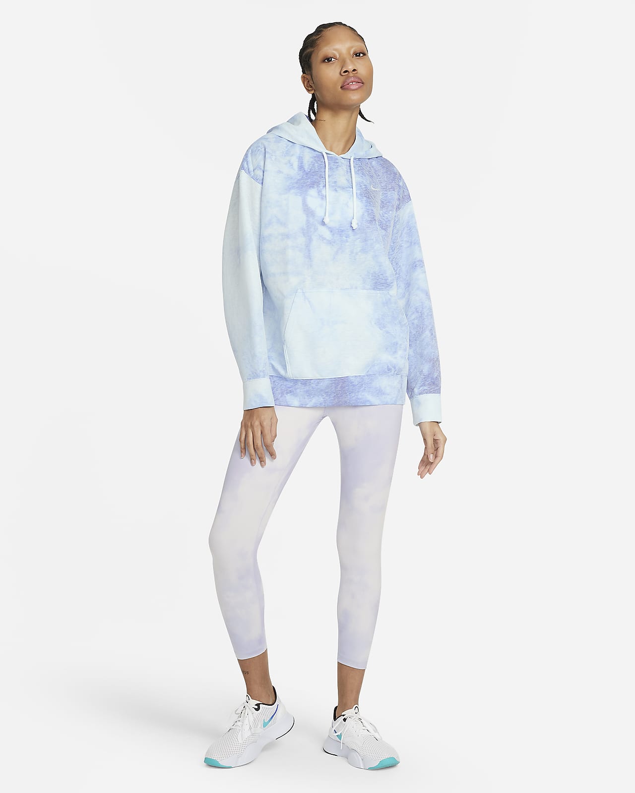 nike white pullover women's