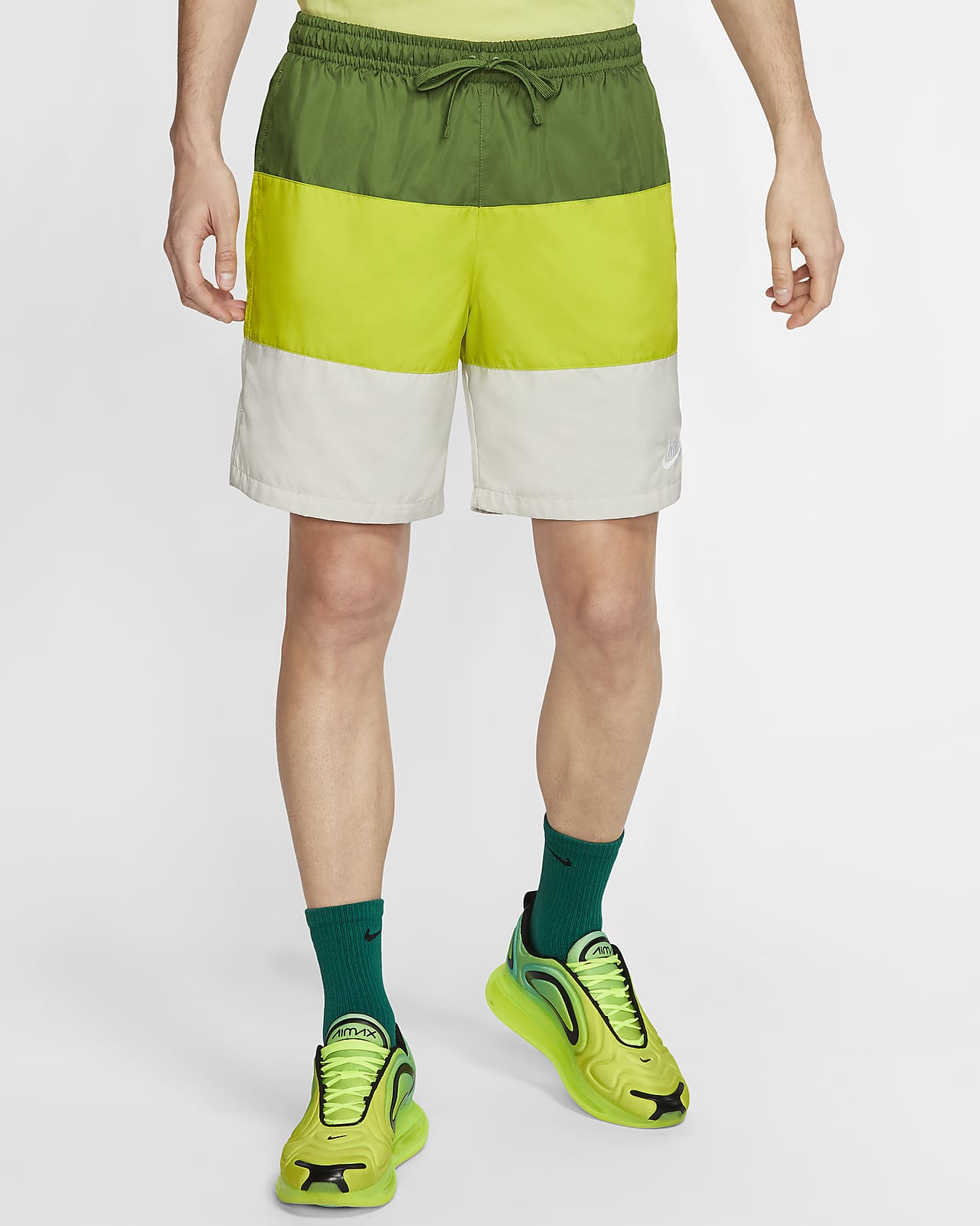 men's nike sportswear city edition woven shorts
