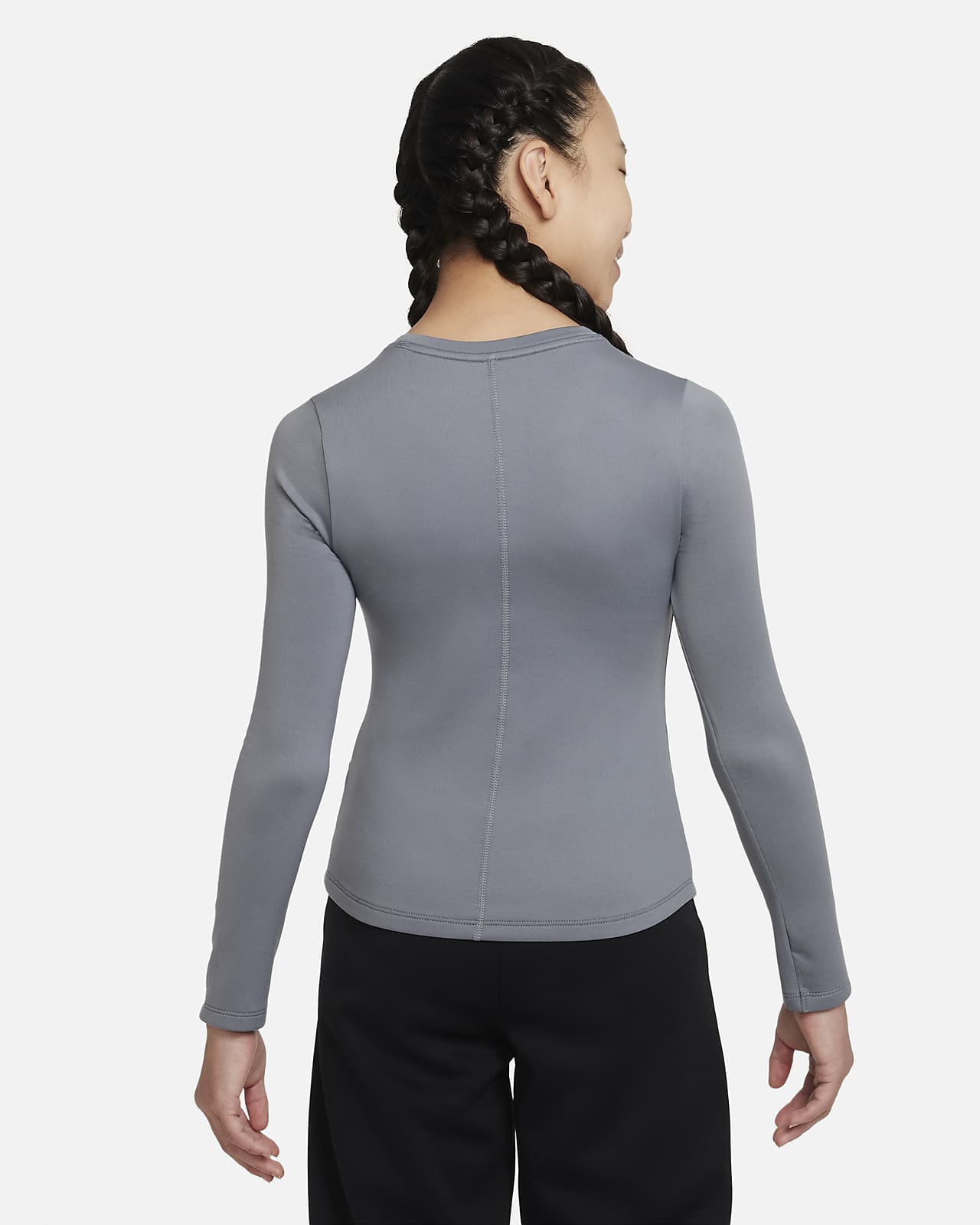 Nike One Big Kids' Therma-FIT Long-Sleeve Training Top.