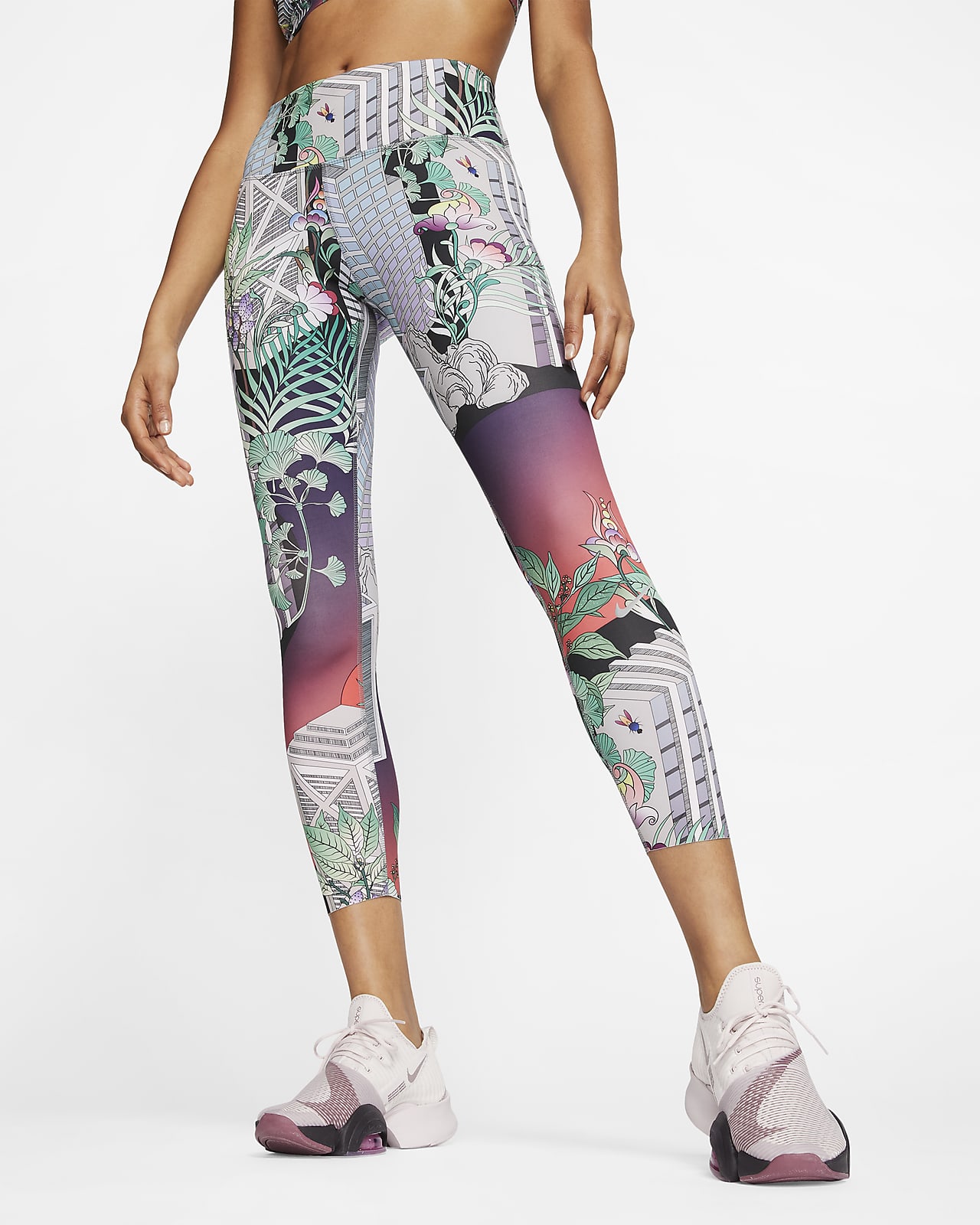 nike epic lux printed women's running tights