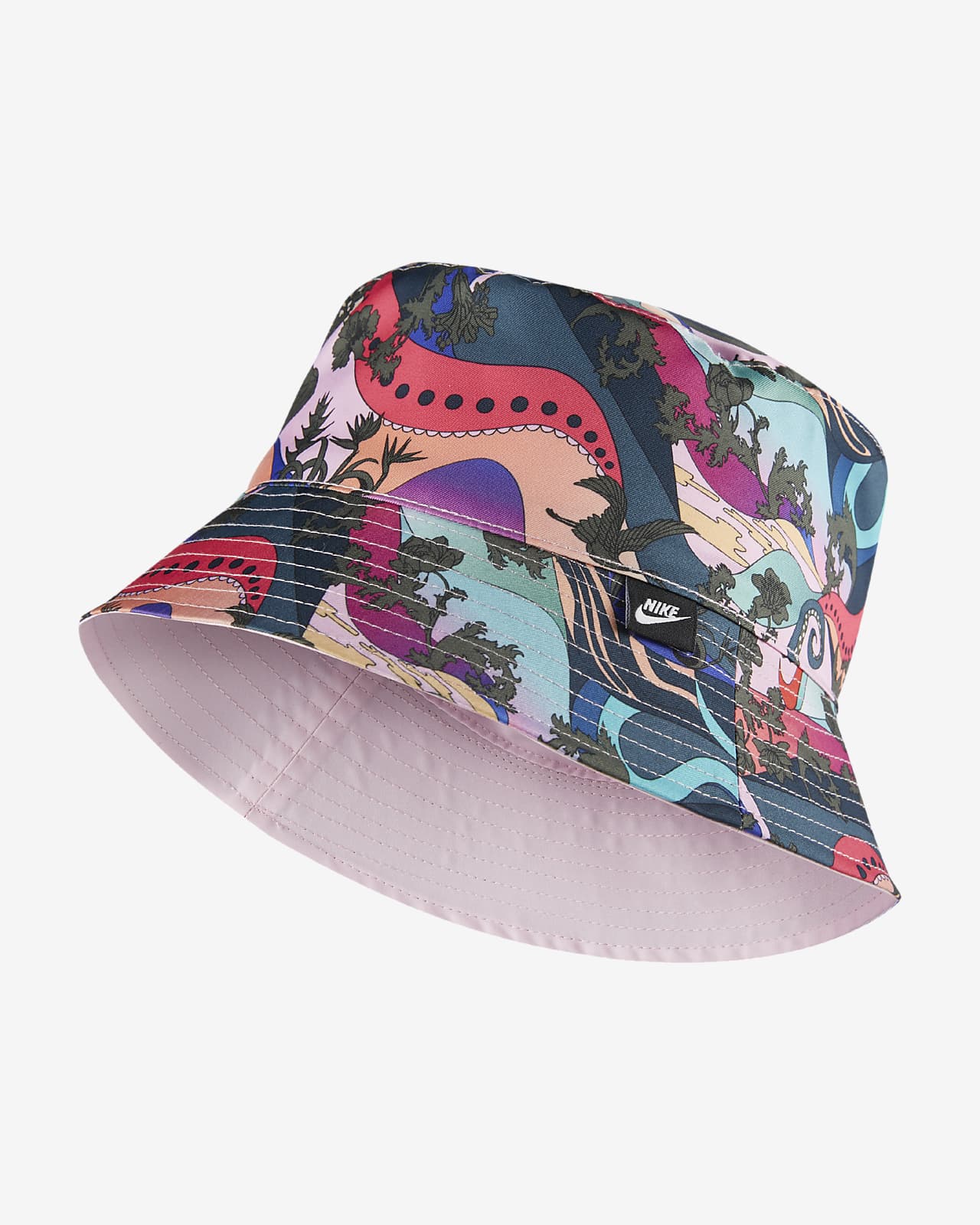nike purple bucket hat