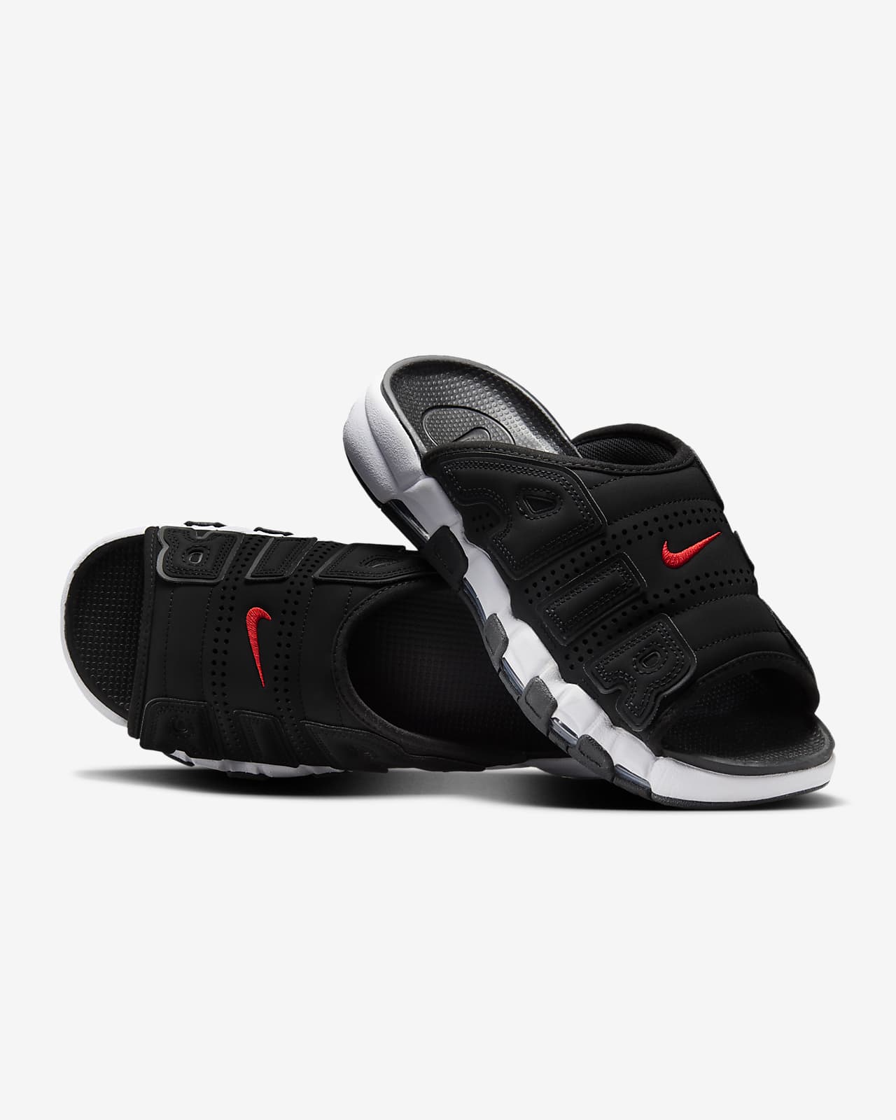 Mens nike air hot sale more uptempo black