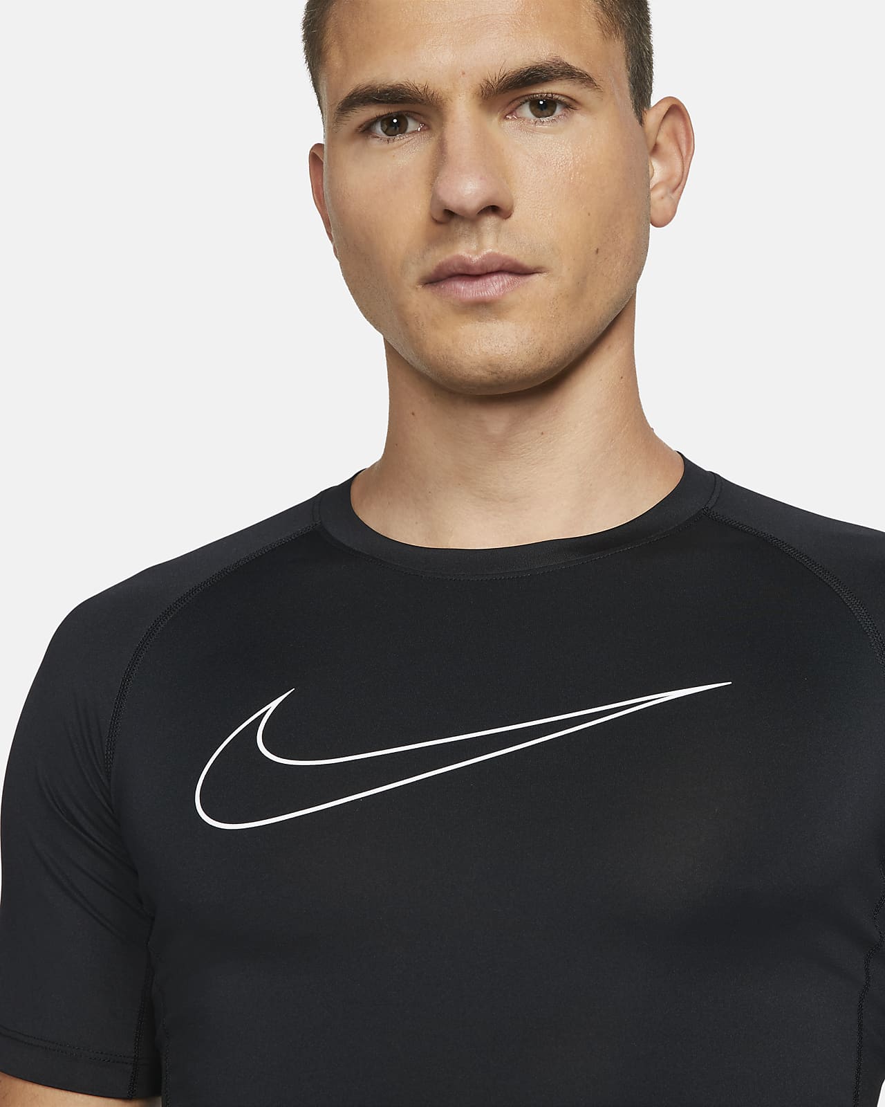 Melbourne vloek Virus Męska koszulka z krótkim rękawem o przylegającym kroju Nike Pro Nike Pro  Dri-FIT. Nike PL