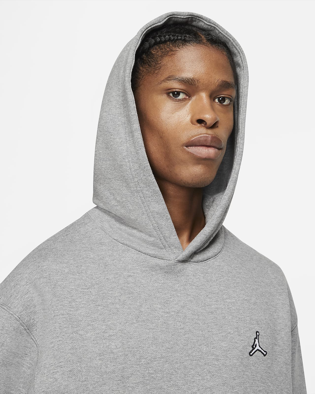 Sudadera con gorro sin cierre de tejido Fleece para hombre Jordan Essentials.  Nike MX