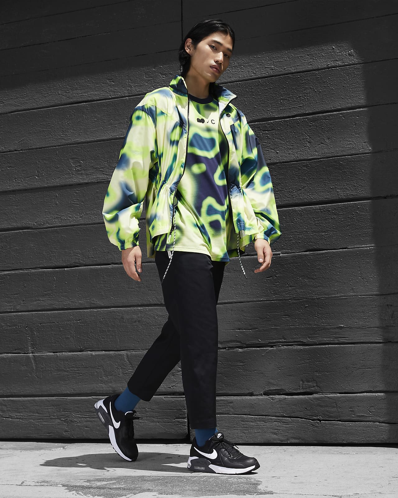 nike air max excee neon green