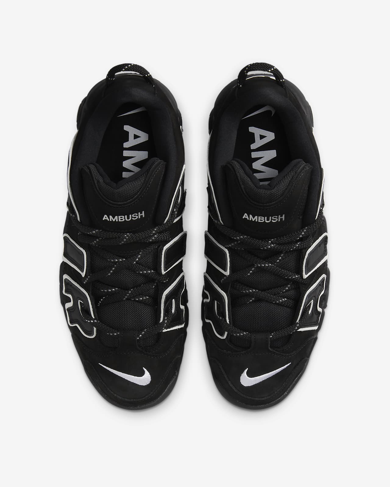 Nike hotsell uptempo zwart