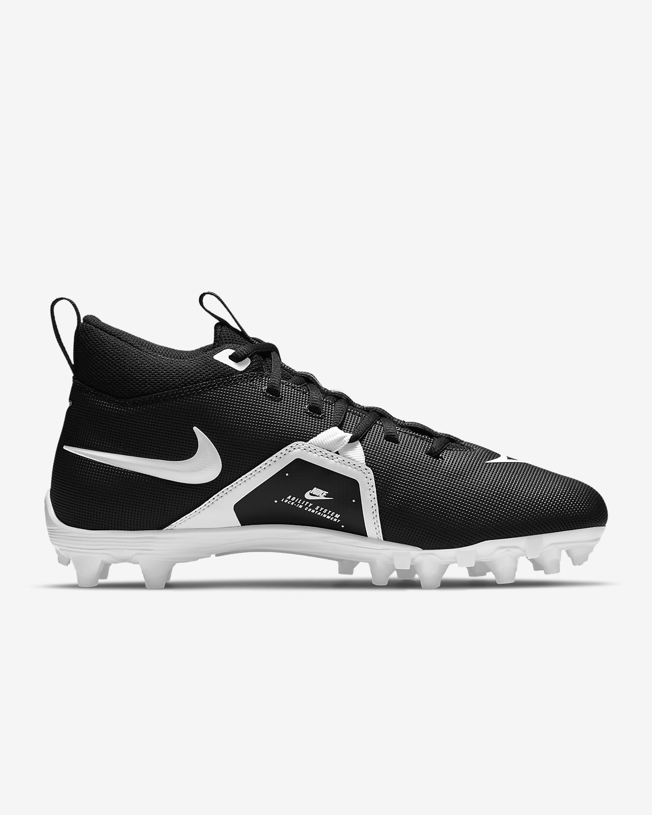 nike men's alpha menace varsity mid football cleats