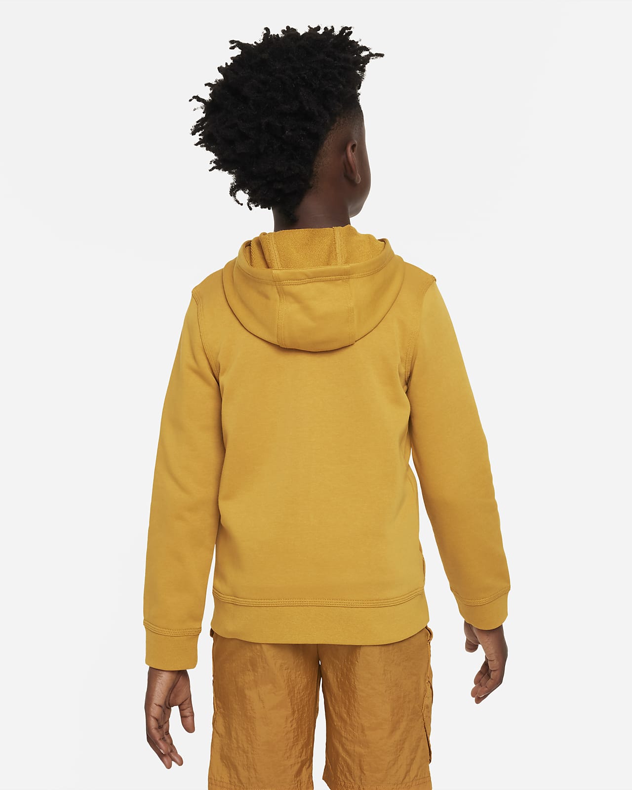 Yellow nike hot sale zip up