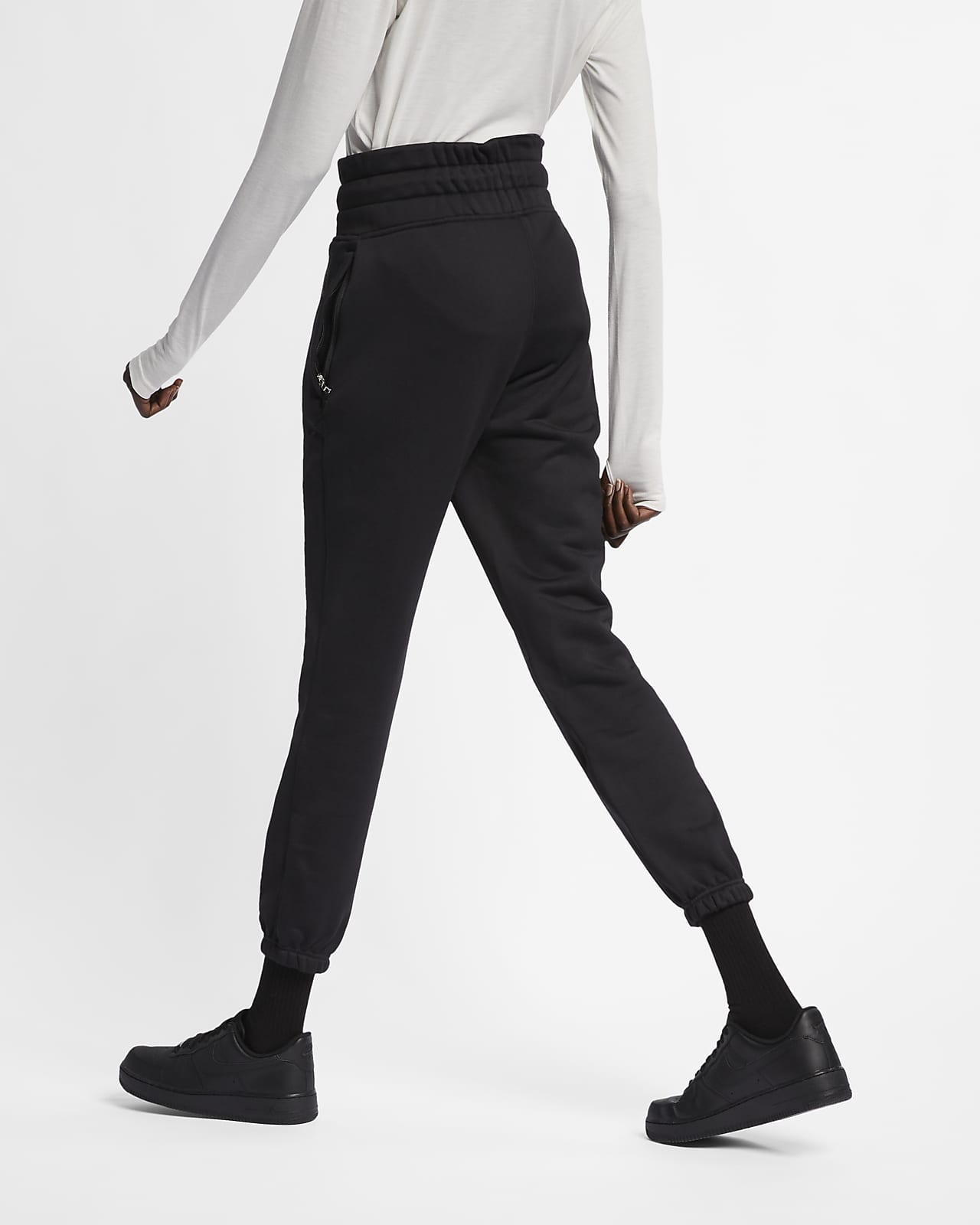 NikeLab Collection Women's High-Rise Fleece Pants. Nike JP