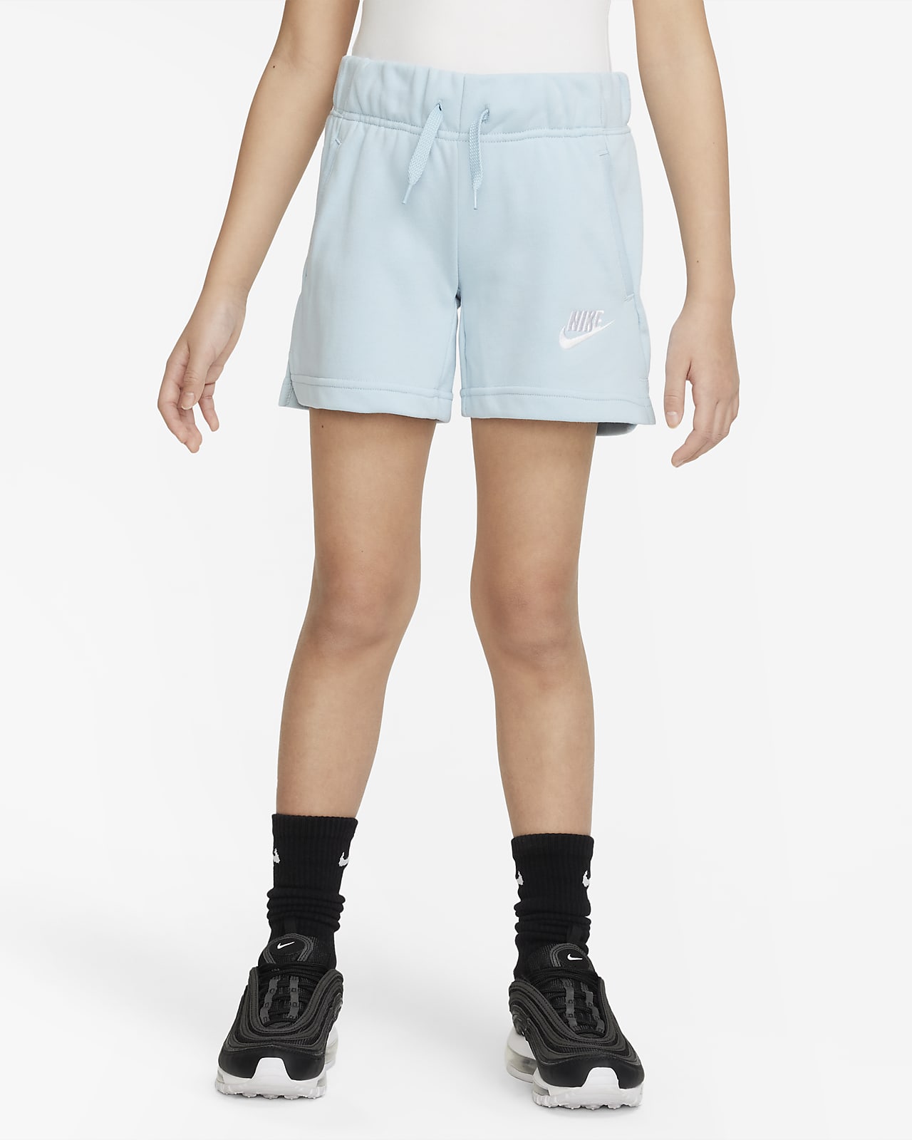 Nike Sportswear Club Fleece Older Kids' (Girls') 13cm (approx.) French  Terry Shorts. Nike SI