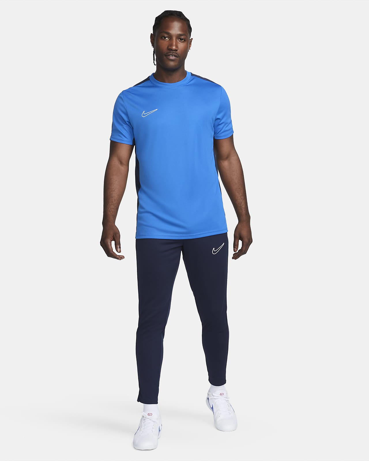 Playera nike dri fit azul hotsell