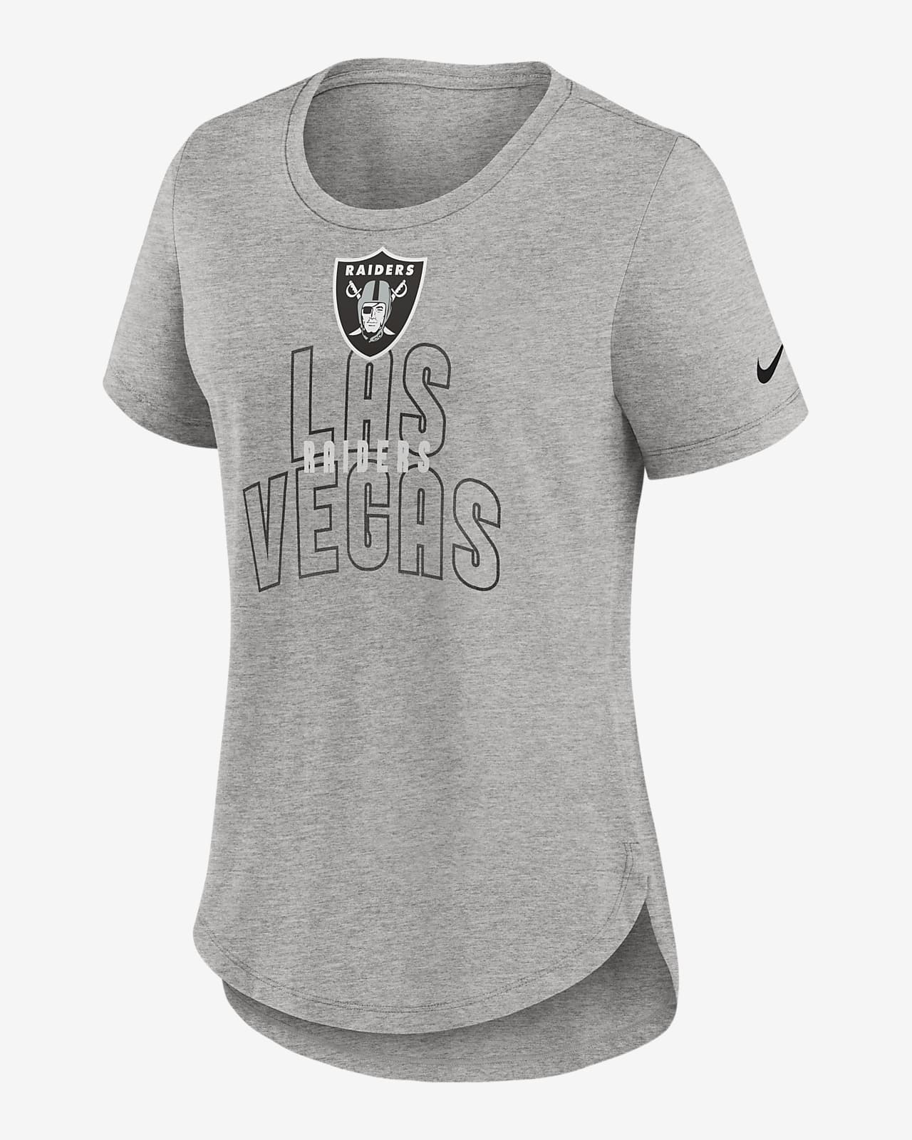 Playera para mujer Nike Fashion (NFL Las Vegas Raiders)