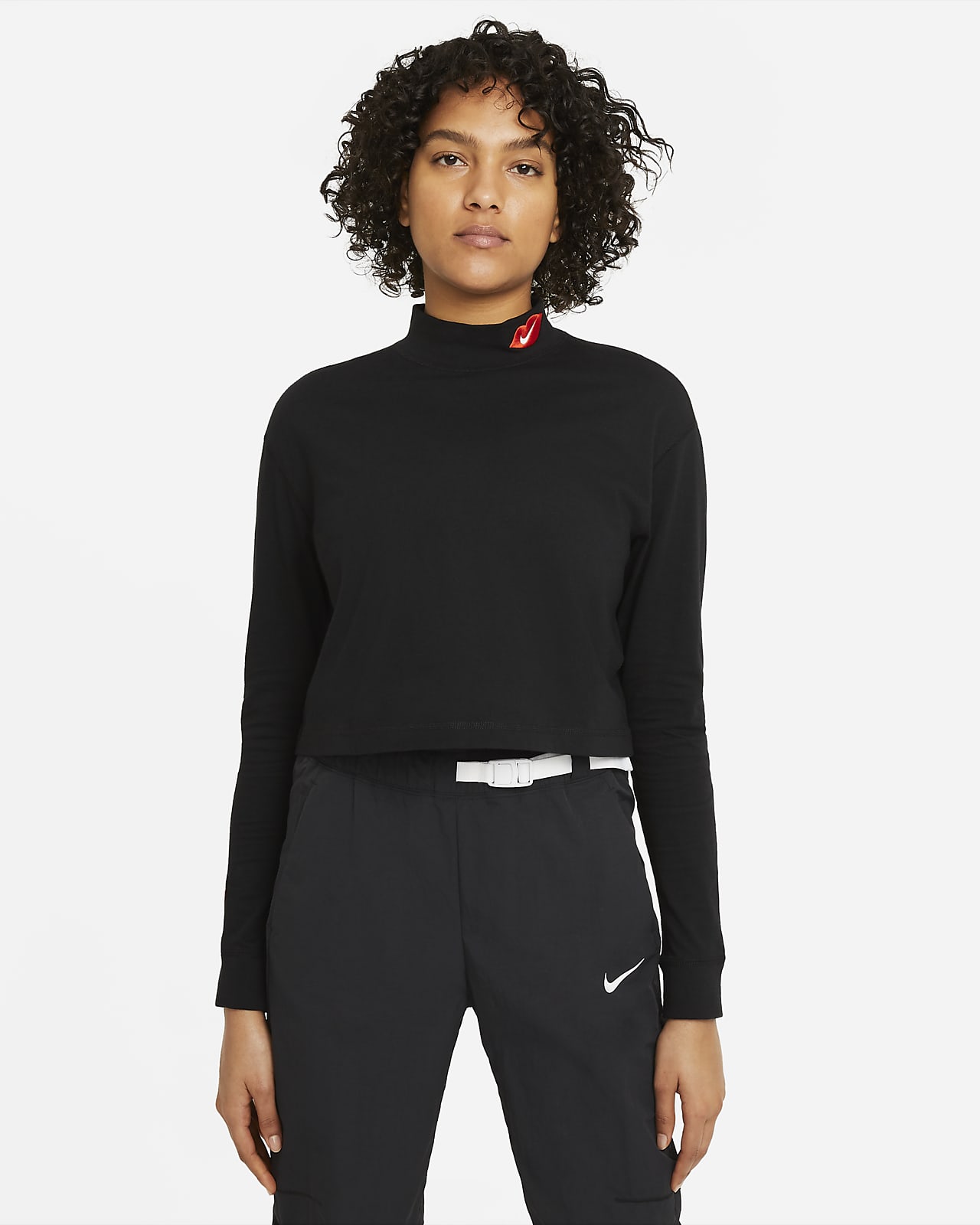 nike mock neck long sleeve