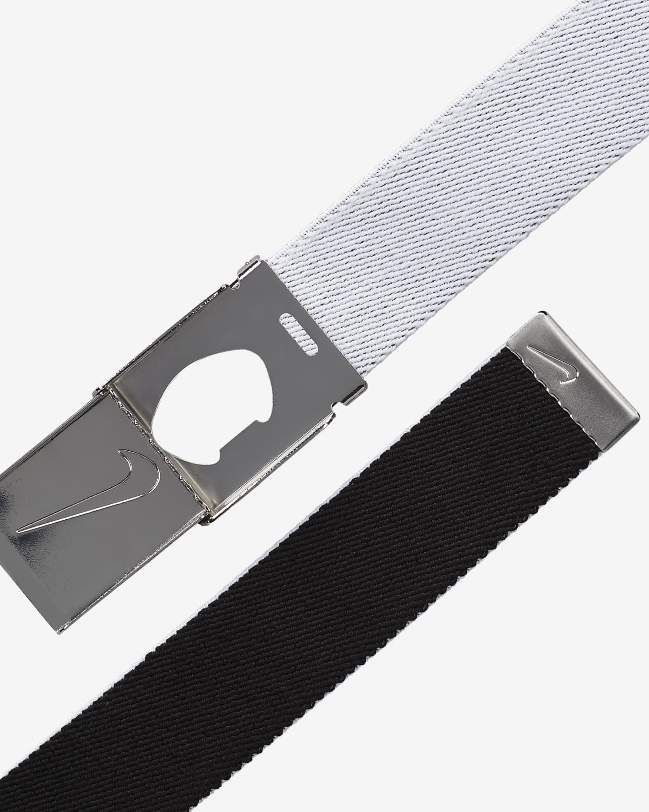 Nike Men's Carbon Fiber-Texture Reversible Belt, Black/White, 32 at   Men's Clothing store