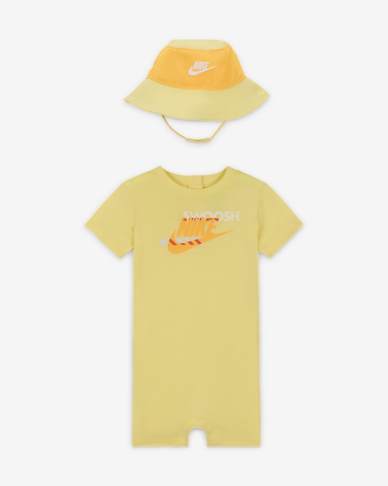 Nike Sportswear PE Baby (12–24M) Romper and Bucket Hat Set