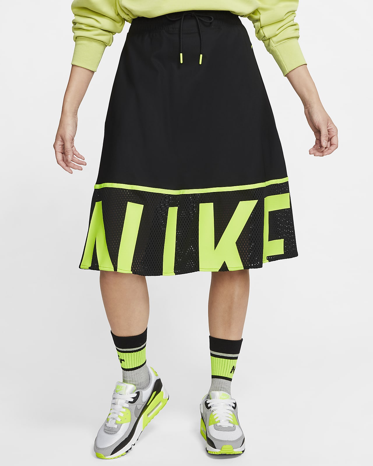 nike sportswear mesh skirt