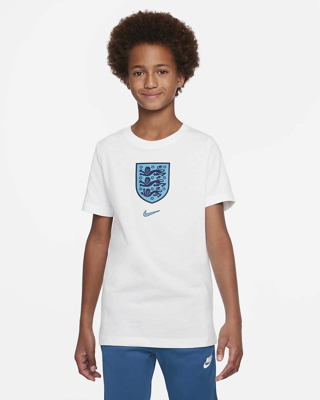 Til sandheden modvirke Hvem England Nike-T-shirt til større børn. Nike DK