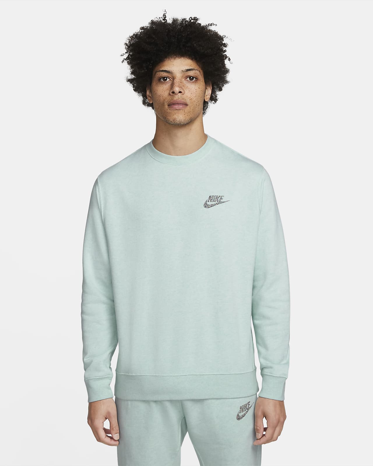 nike men's fleece crew sweatshirt