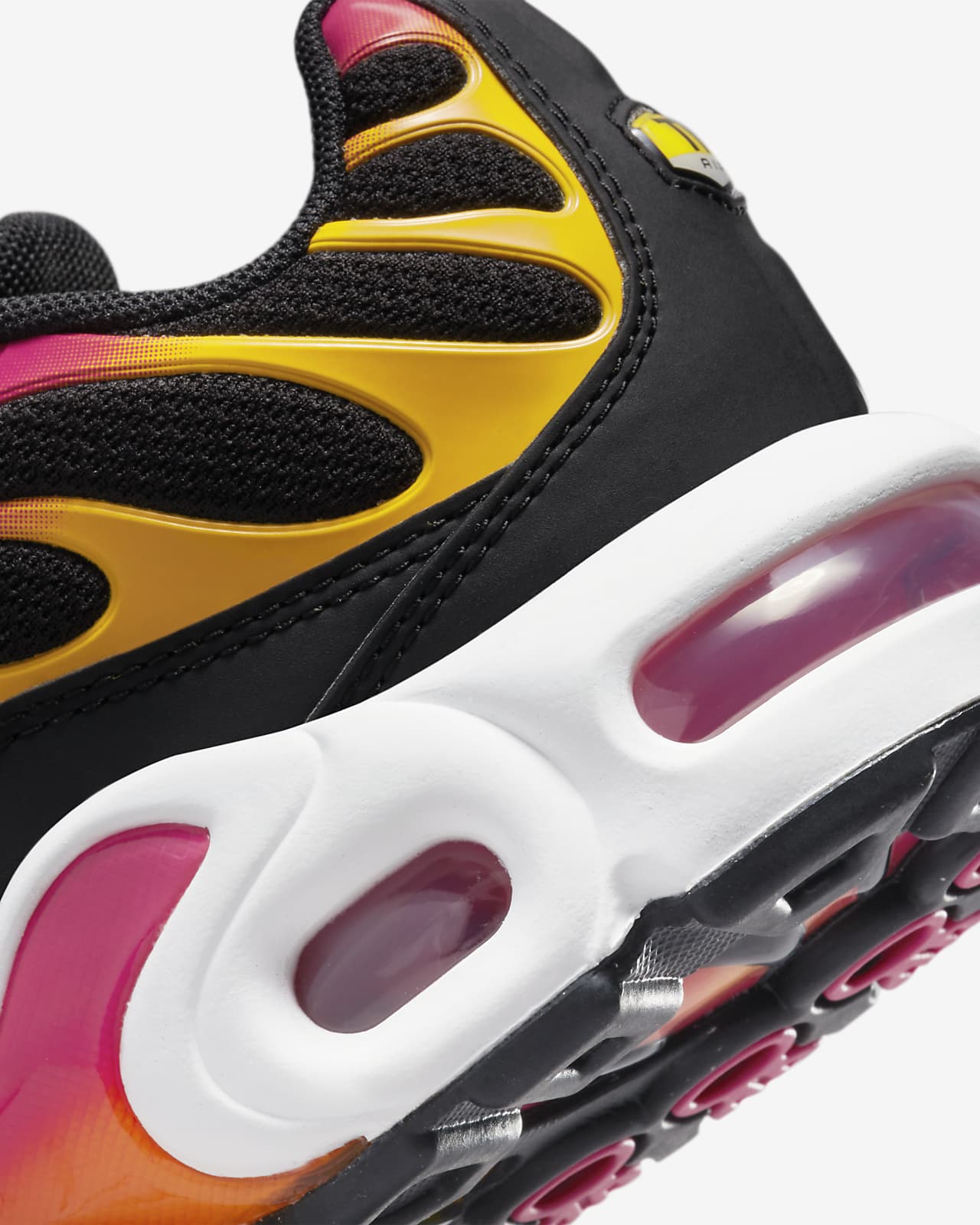 yellow and red air max plus