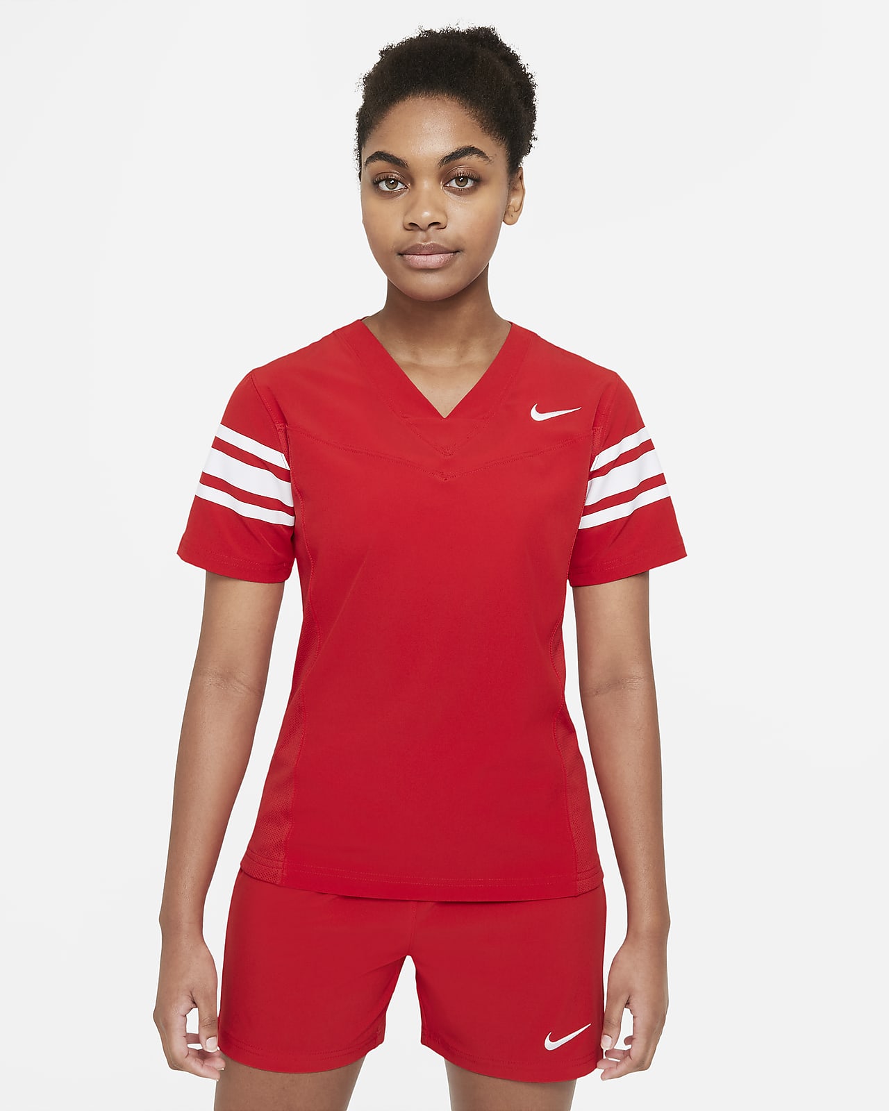 Camiseta de fútbol con bandera para mujer Nike Vapor (Stock)