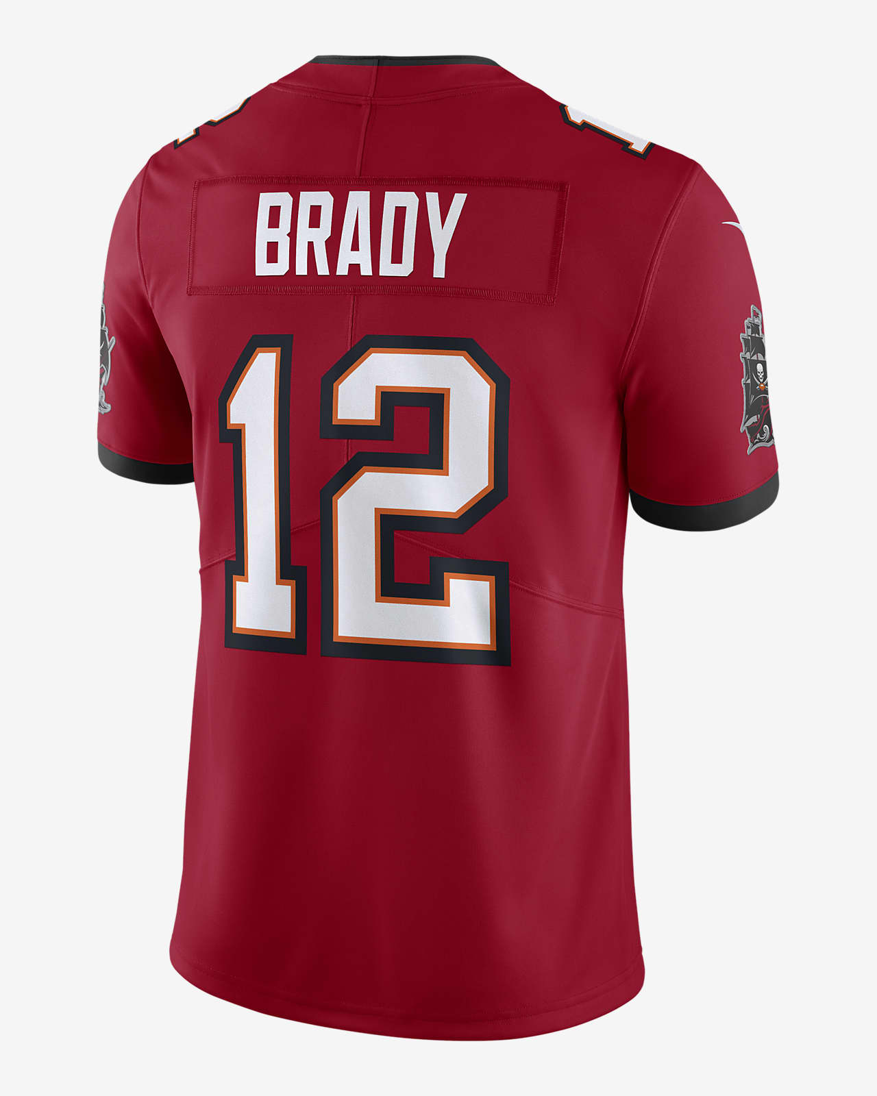 Nike Tampa Bay Buccaneers No12 Tom Brady 2018 Salute To Service Retro USA Flag Limited NFL Jersey
