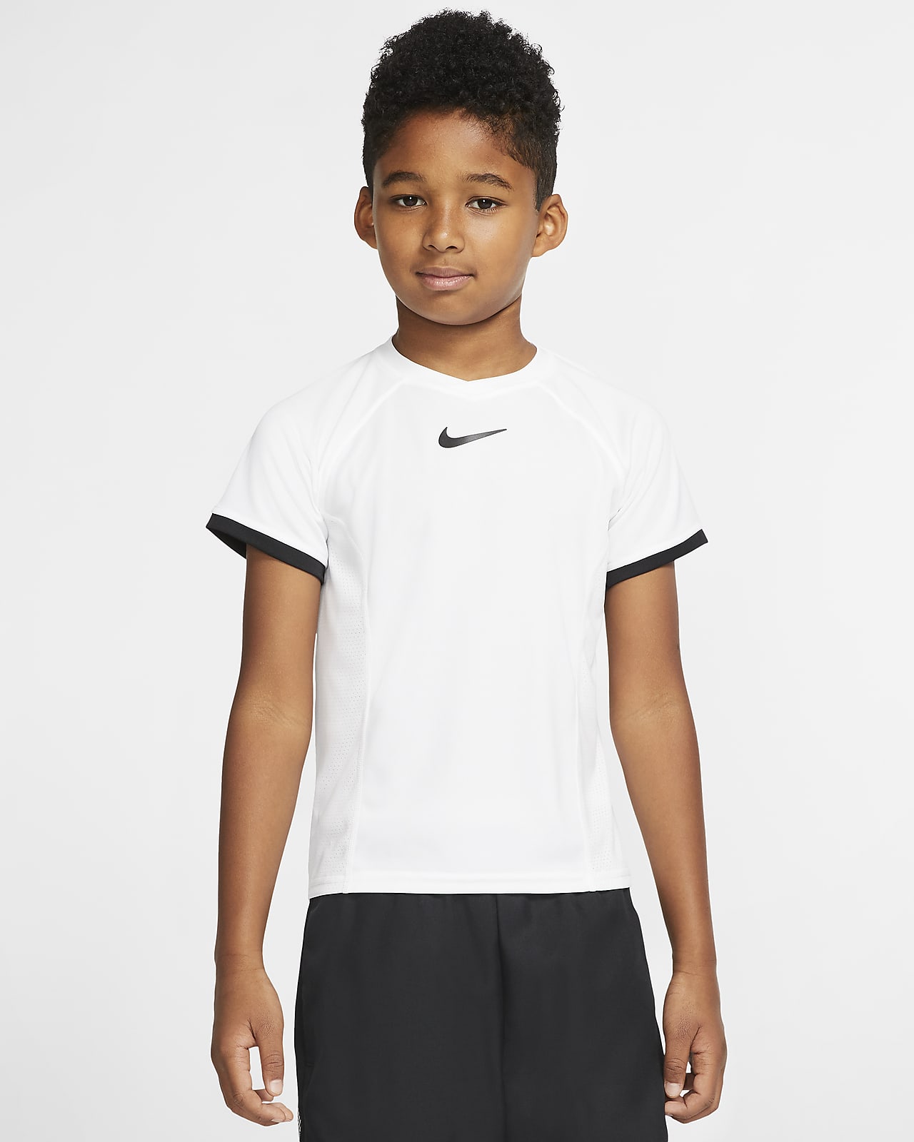 NikeCourt Dri-FIT Older Kids (Boys') Short-Sleeve Tennis Top. Nike AU