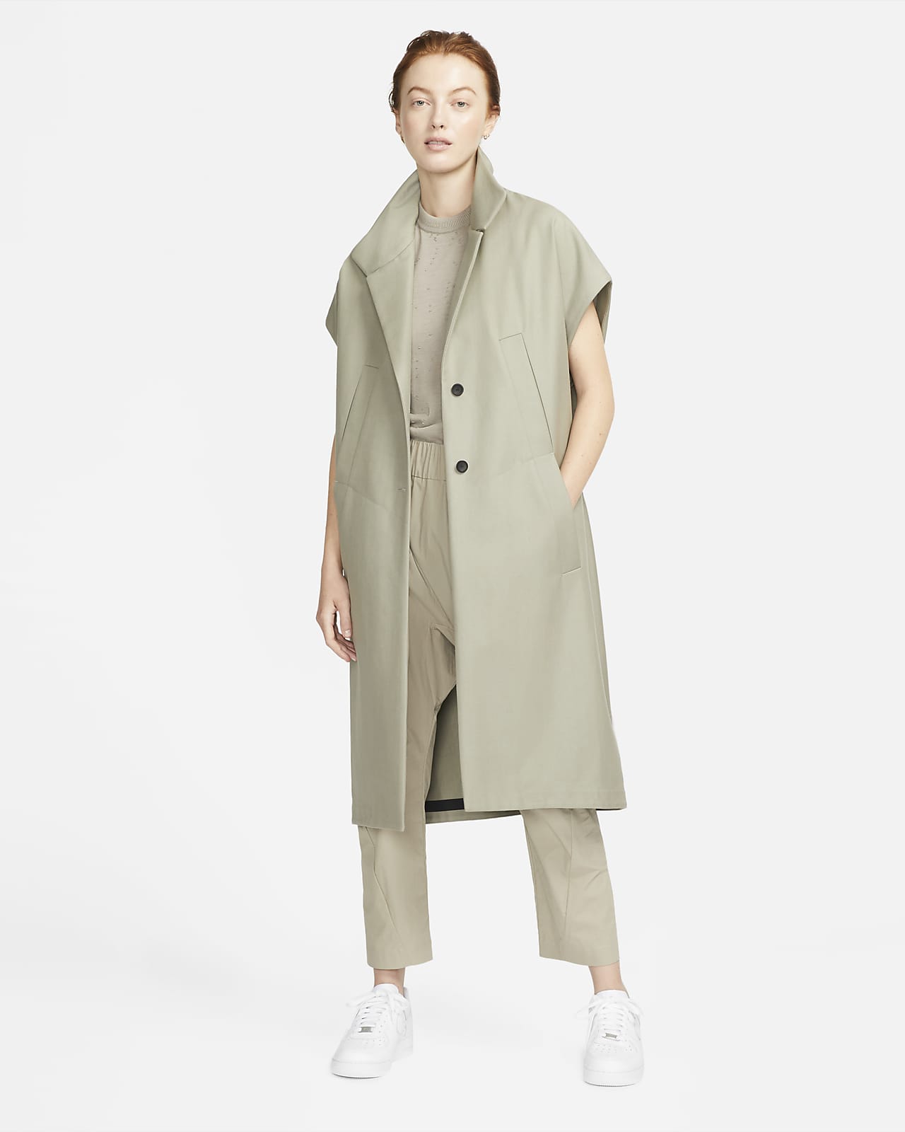 sleeveless coat