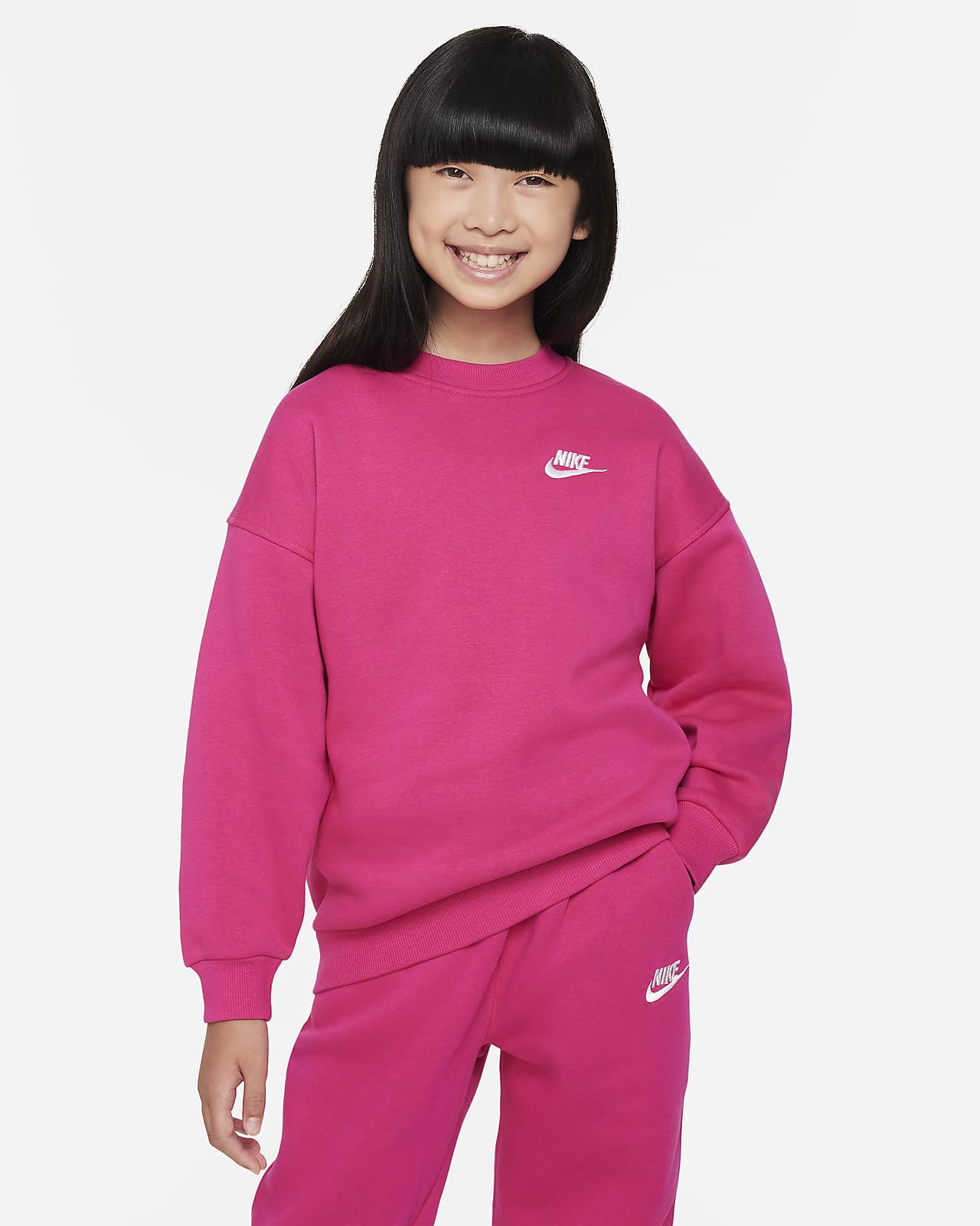 Nike Sportswear Club Fleece Older Kids' (Girls') Oversized Sweatshirt