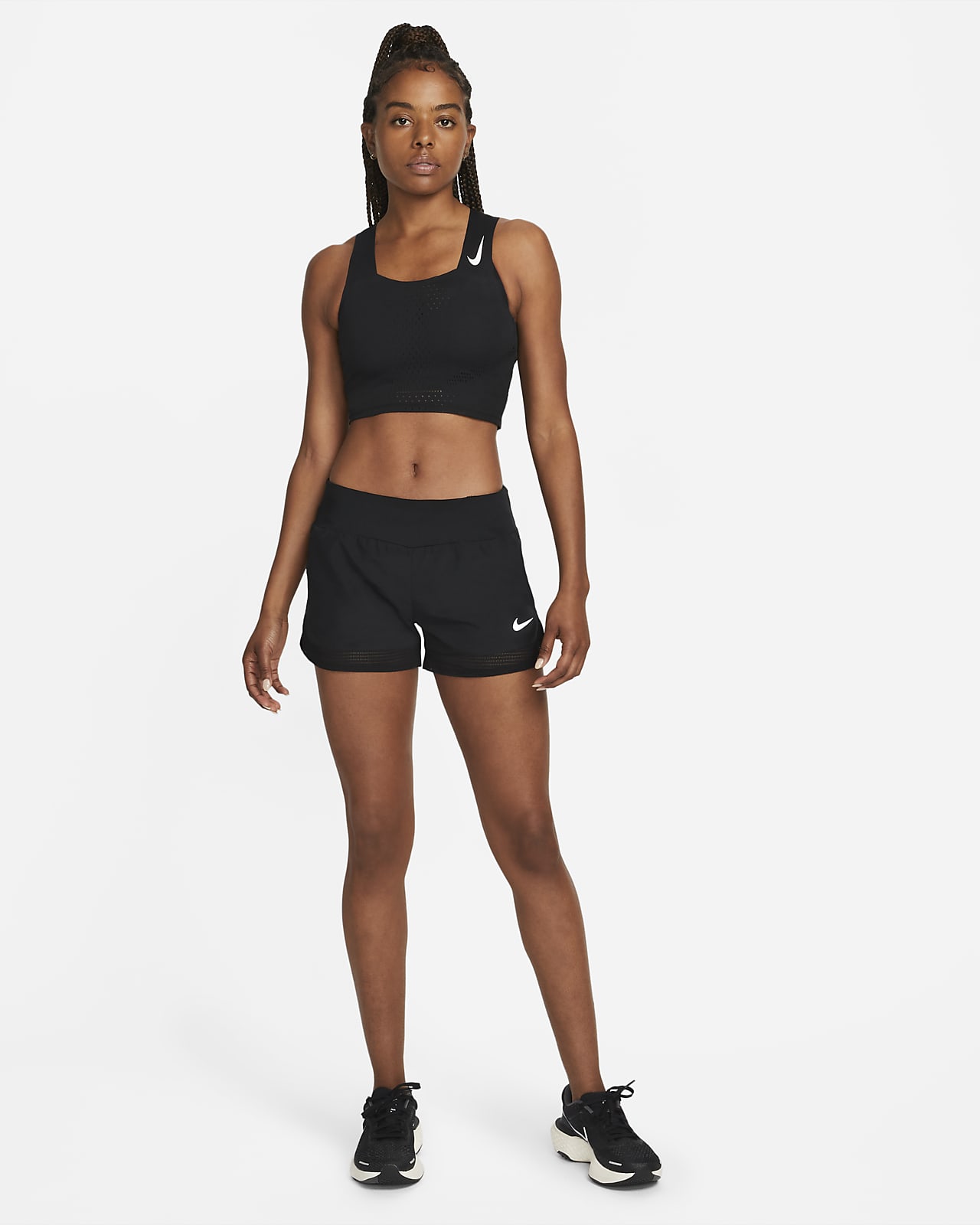 Bezwaar Levendig rol Nike Dri-FIT ADV AeroSwift Women's Running Crop Top. Nike LU