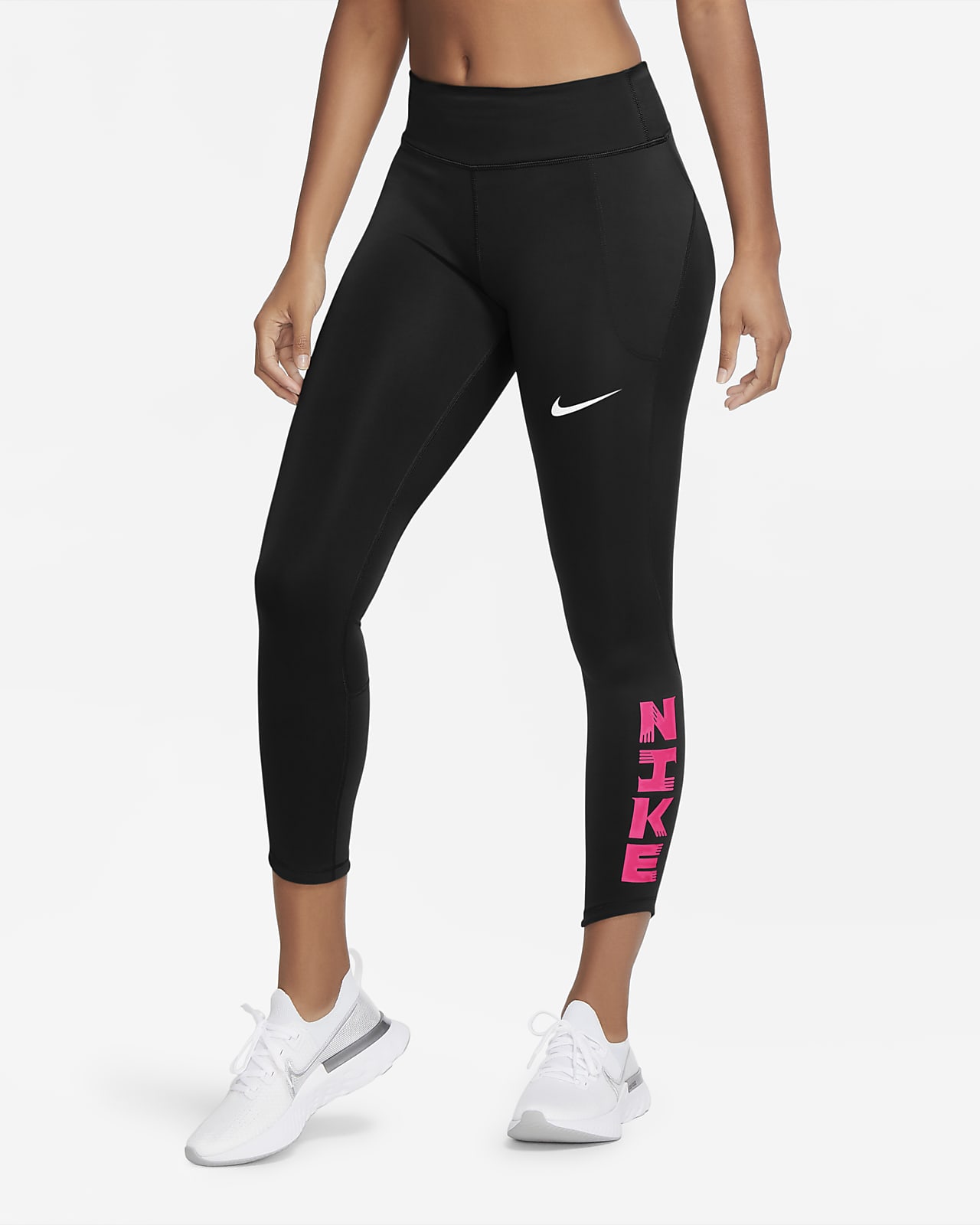 Mallas de running de 7/8 para mujer Nike Icon Clash Fast. Nike PR