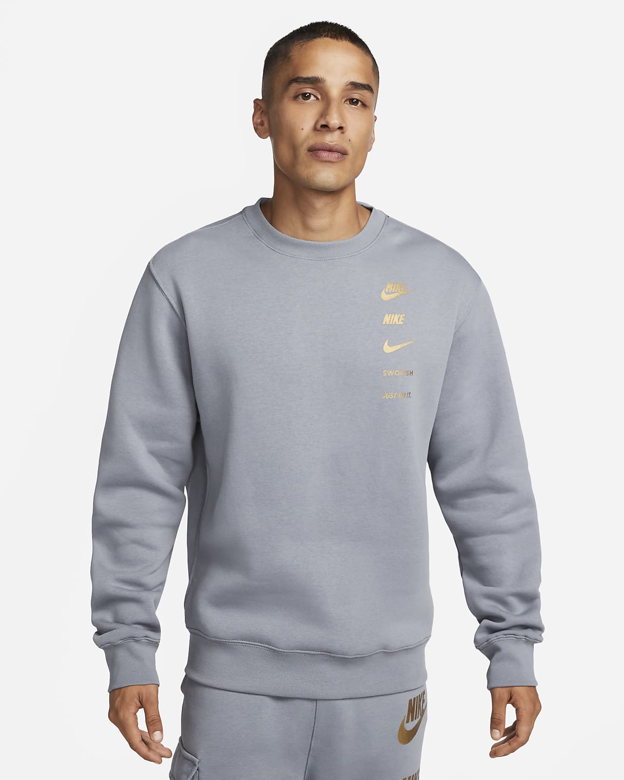 Debería localizar mosquito Nike Sportswear Standard Issue Sweatshirt mit Rundhalsausschnitt für Herren.  Nike DE
