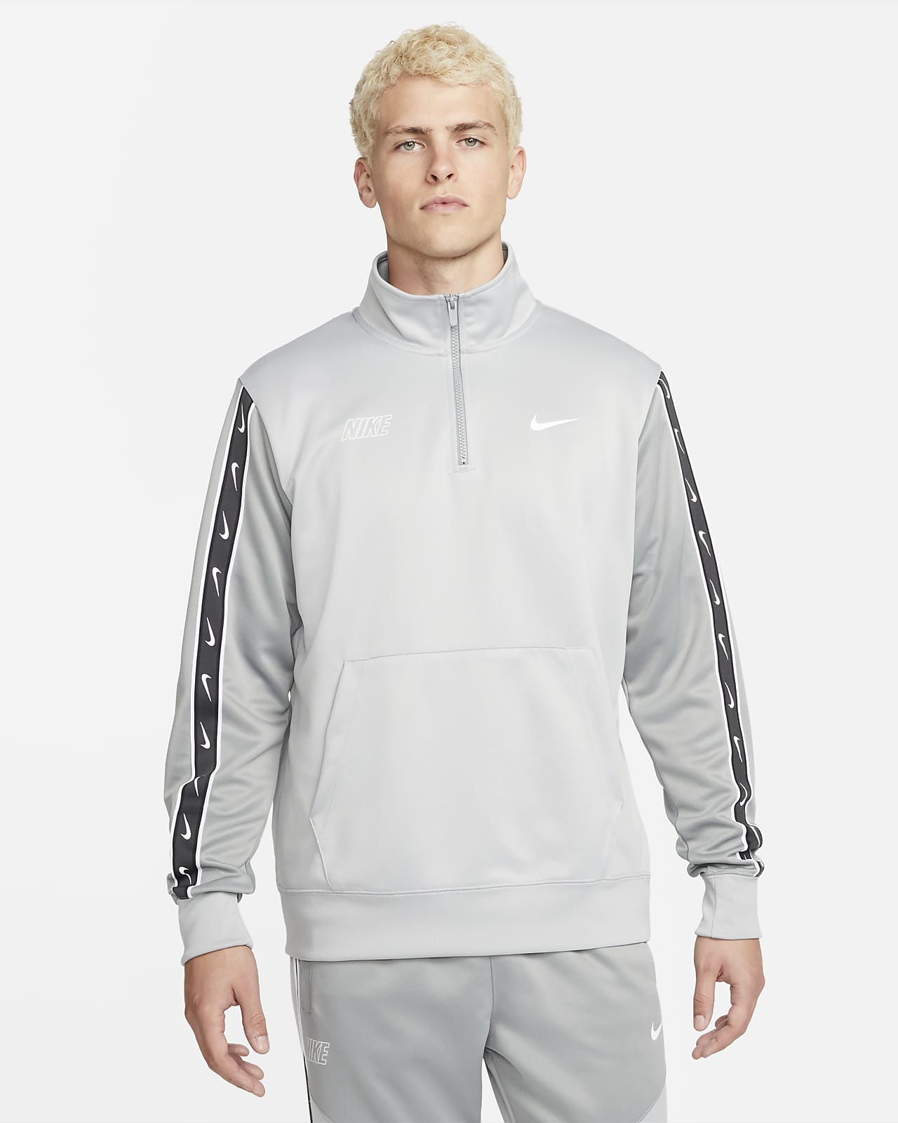 Haut à demi-zip Nike Sportswear Repeat pour Homme