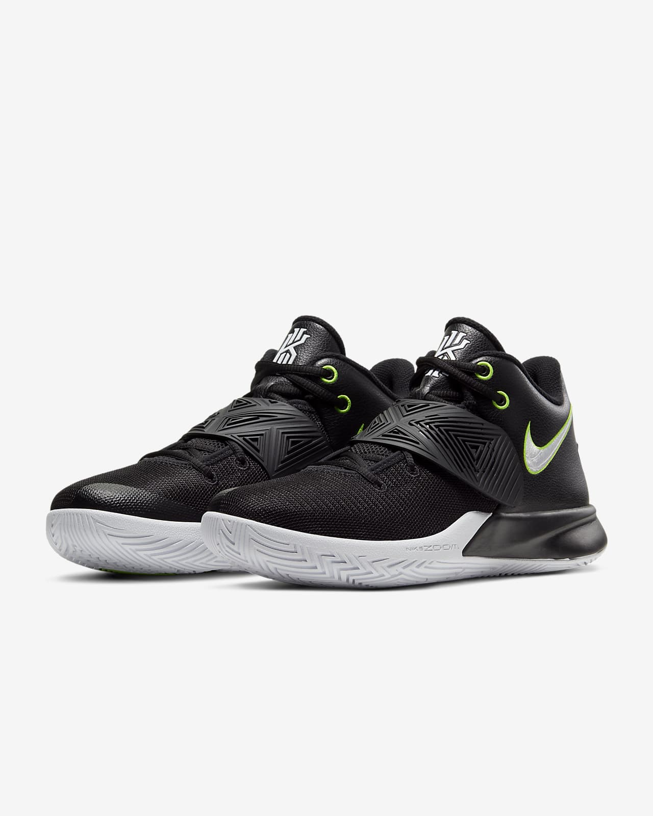 nike kyrie black and green