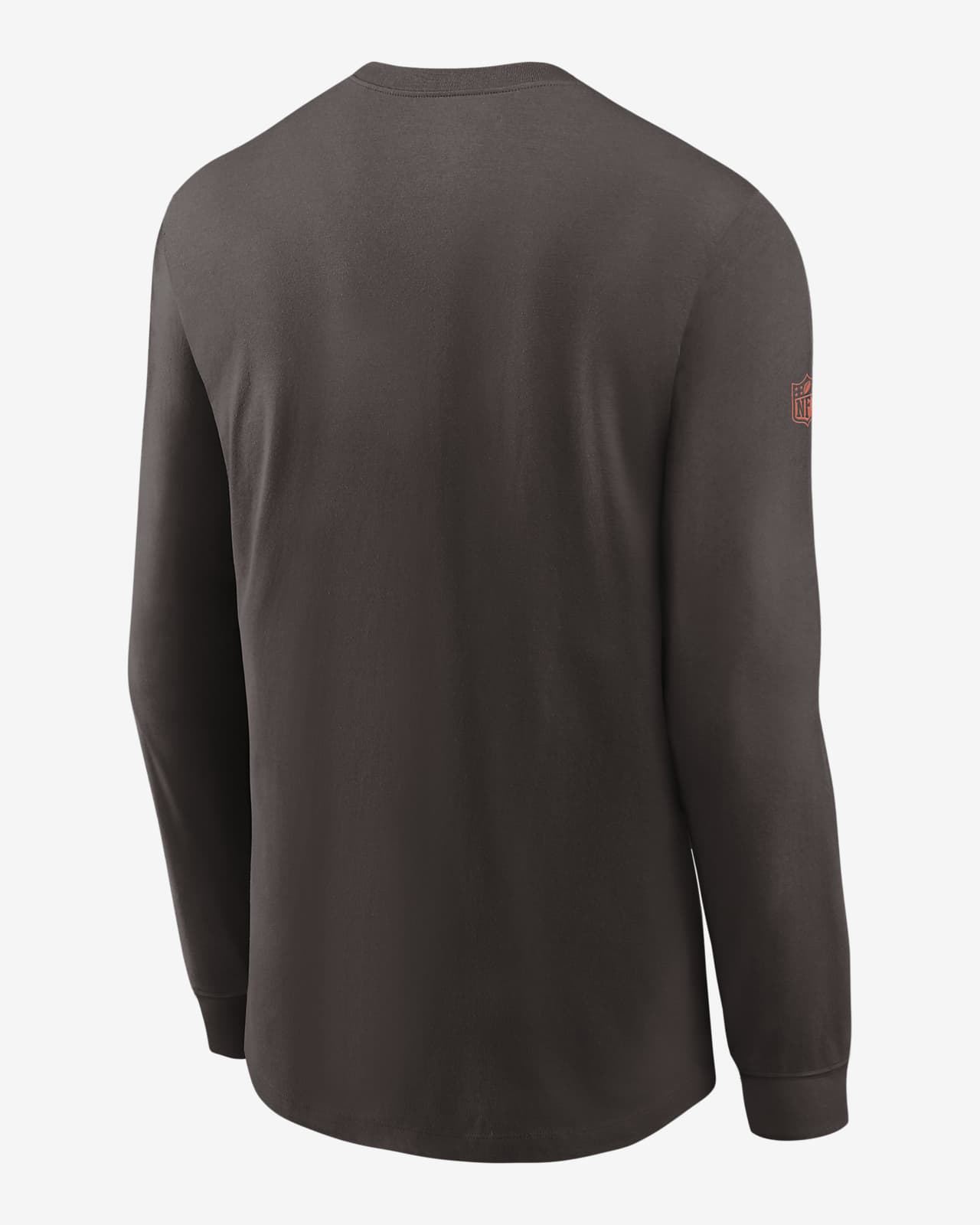 Nike Men's Dri-Fit Sideline Team (NFL Cleveland Browns) Long-Sleeve T-Shirt in Brown, Size: Medium | 00LX2DI93-0BI