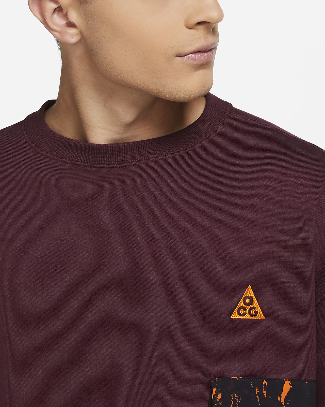 Nike ACG Men's All over Print Crew Sweatshirt. Nike AT Nike ACG Men's All over Print Crew Sweatshirt. Nike AT