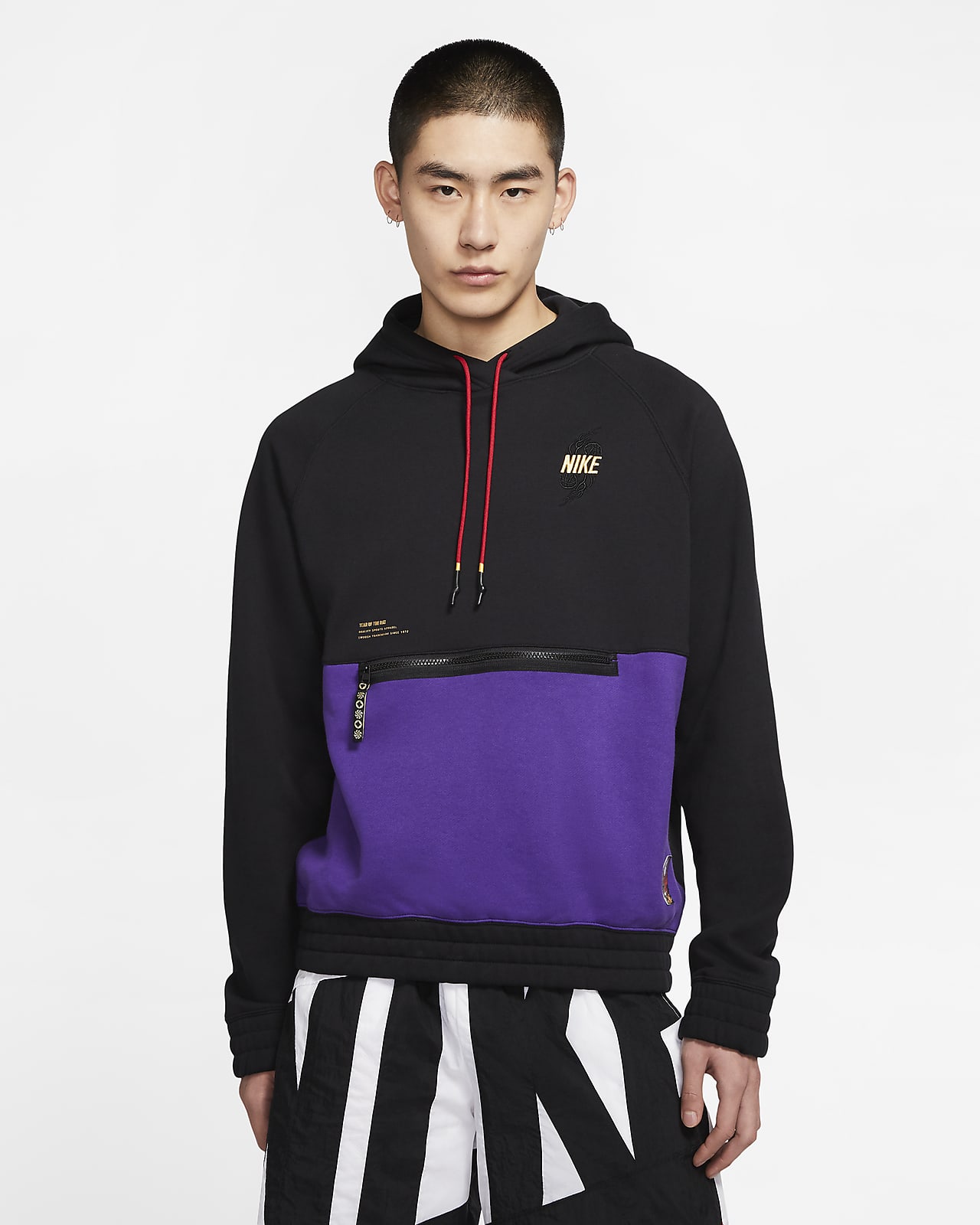 nike air purple hoodie