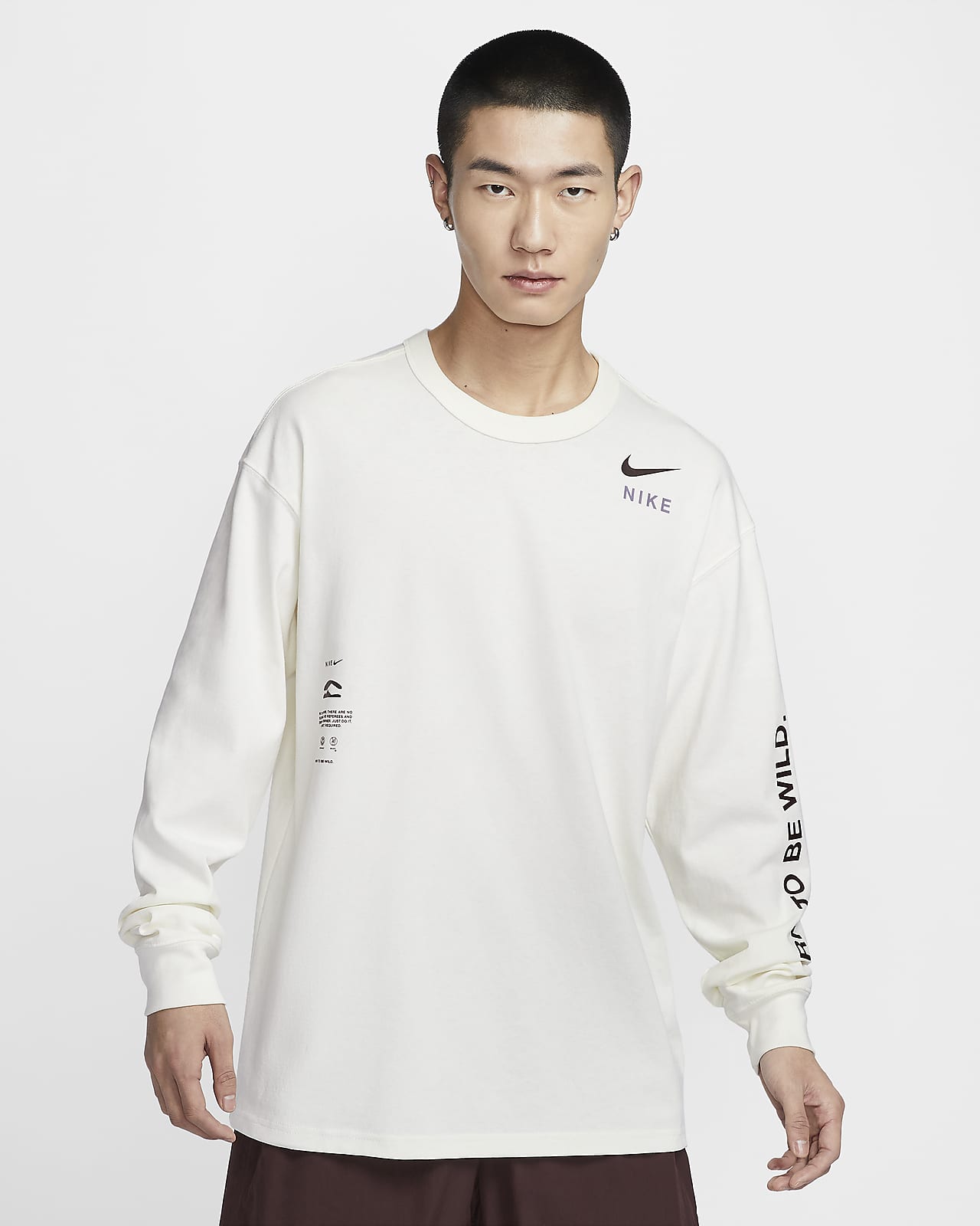 mens long white t shirts