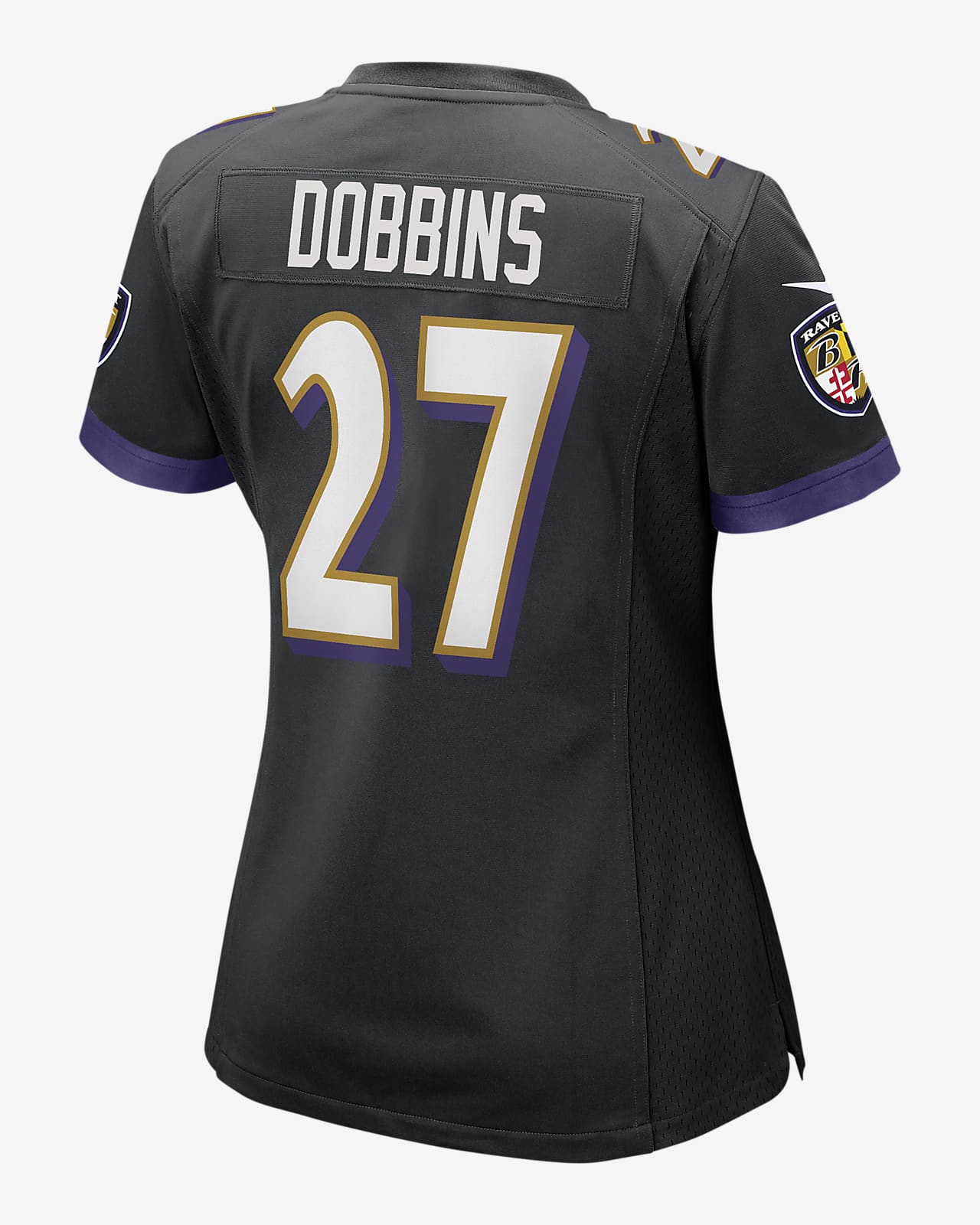 NFL Baltimore Ravens (J.K. Dobbins) Women's Game Football Jersey